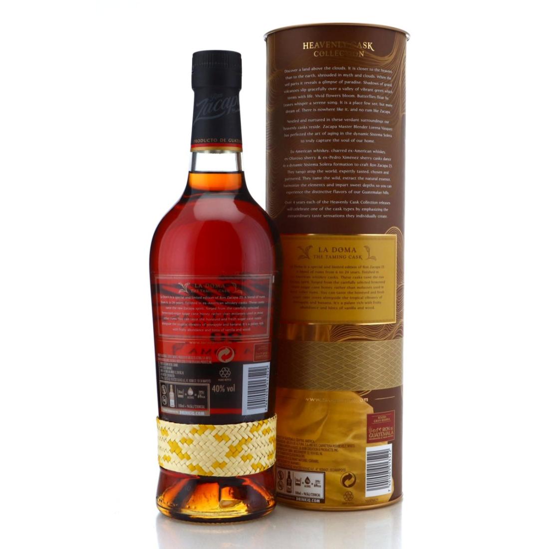 Image for Ron Zacapa Centenario Sistema Solera 23 Heavenly Cask Collection - La Doma