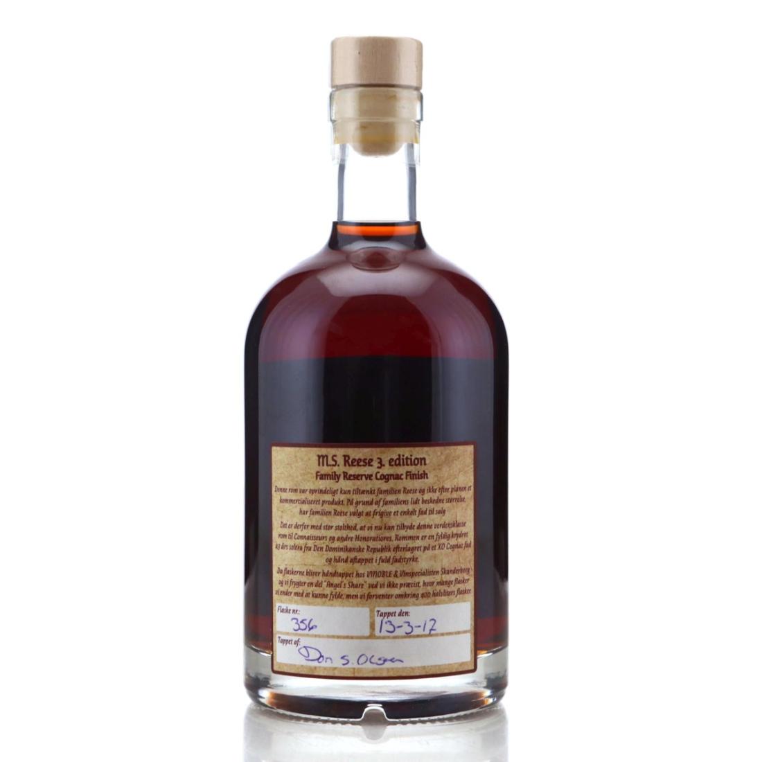 Oliver y Oliver M.S. Reese Edition No.3 Rum | Rum Auctioneer