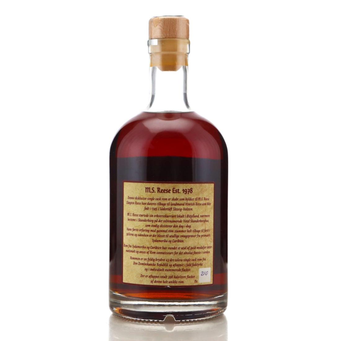 Oliver y Oliver M.S. Reese Rum | Rum Auctioneer