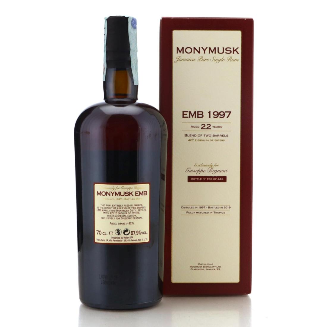 Image for Monymusk EMB 1997 Blend of Two Barrels 22 Year Old