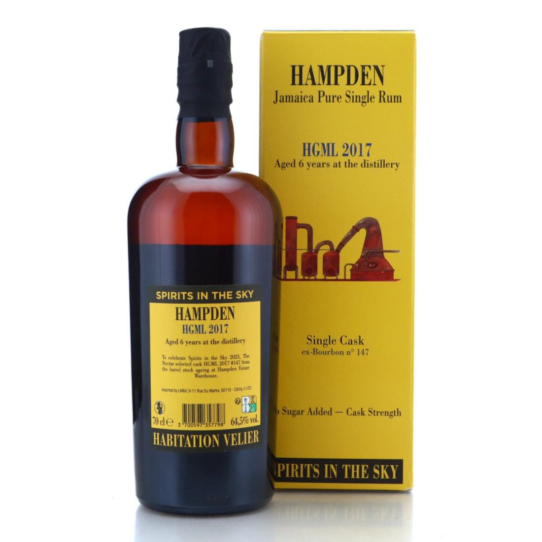 Image for Hampden HGML 2017 Habitation Velier 6 Year Old