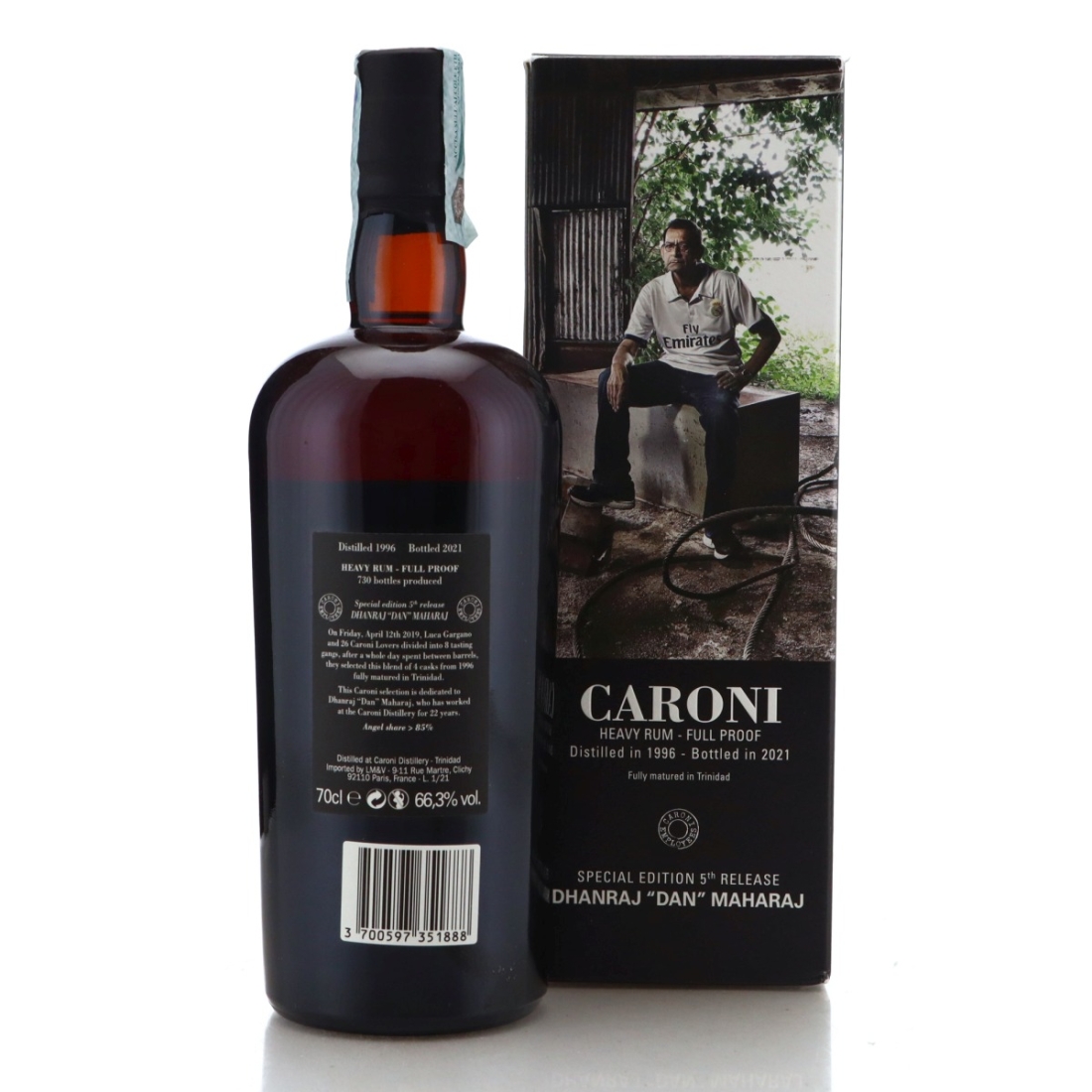Image for Caroni 1996 Full Proof Heavy - Dhanraj "Dan" Maharaj