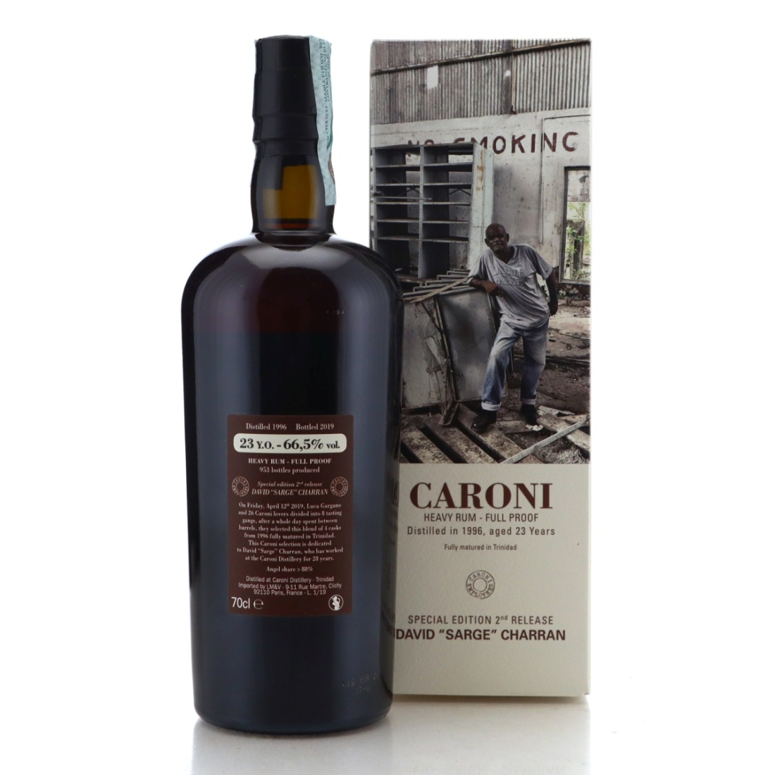 Image for Caroni 1996 Full Proof 23 Year Old Heavy - David "Sarge" Charran
