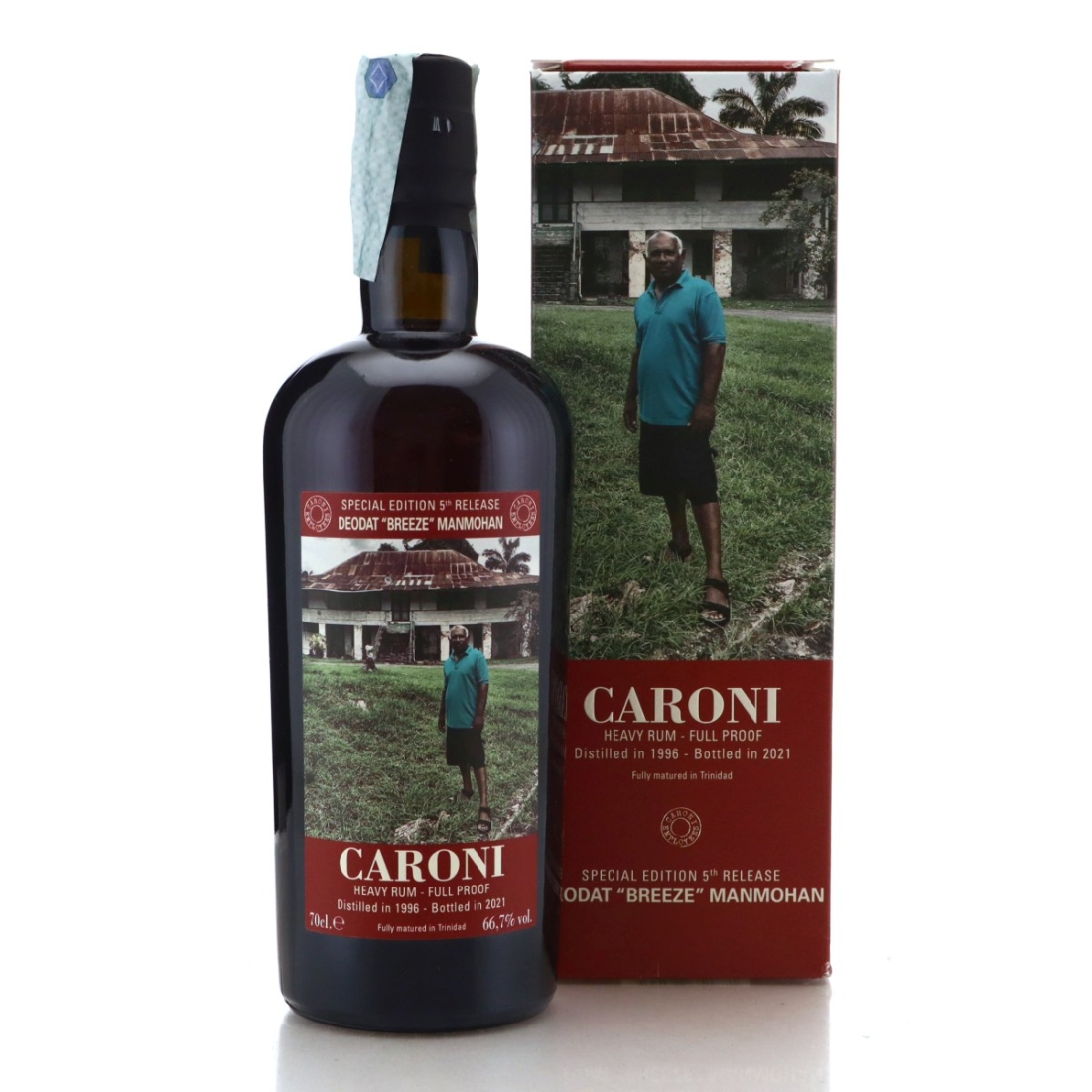 Image for Caroni 1996 Full Proof Heavy - Deodat "Breeze" Manmohan