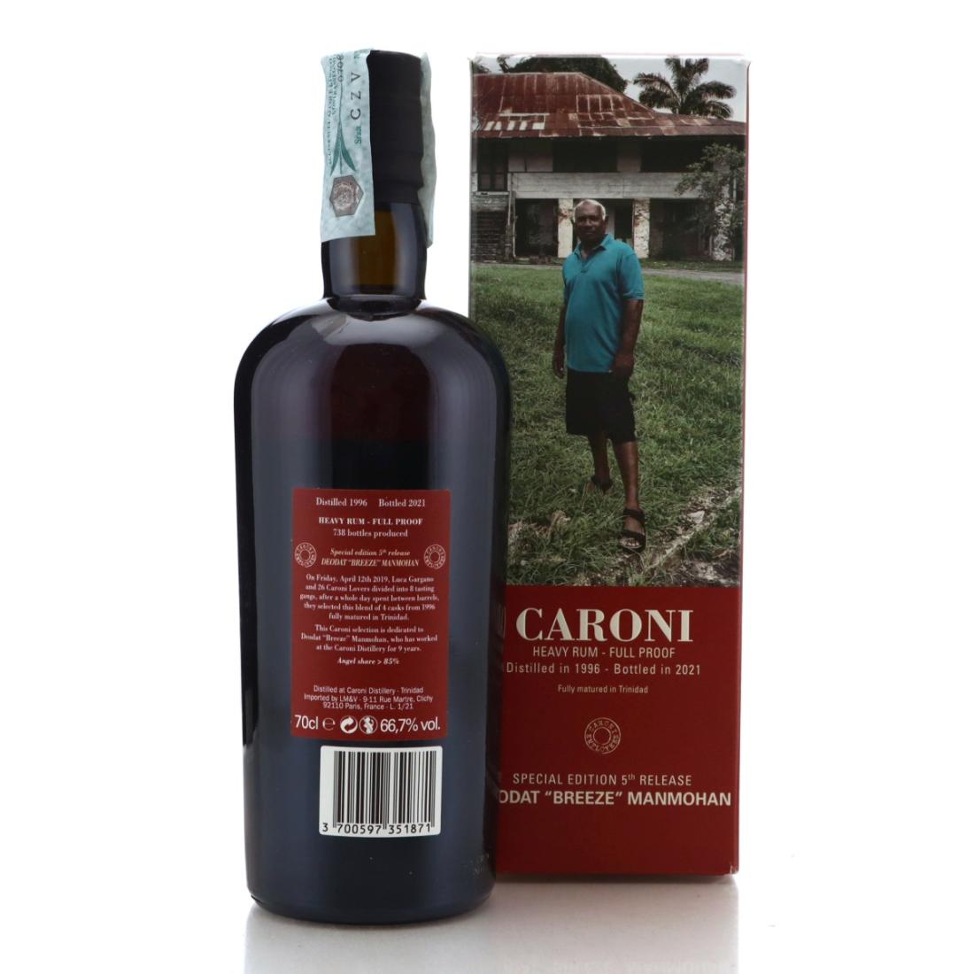 Image for Caroni 1996 Full Proof Heavy - Deodat "Breeze" Manmohan