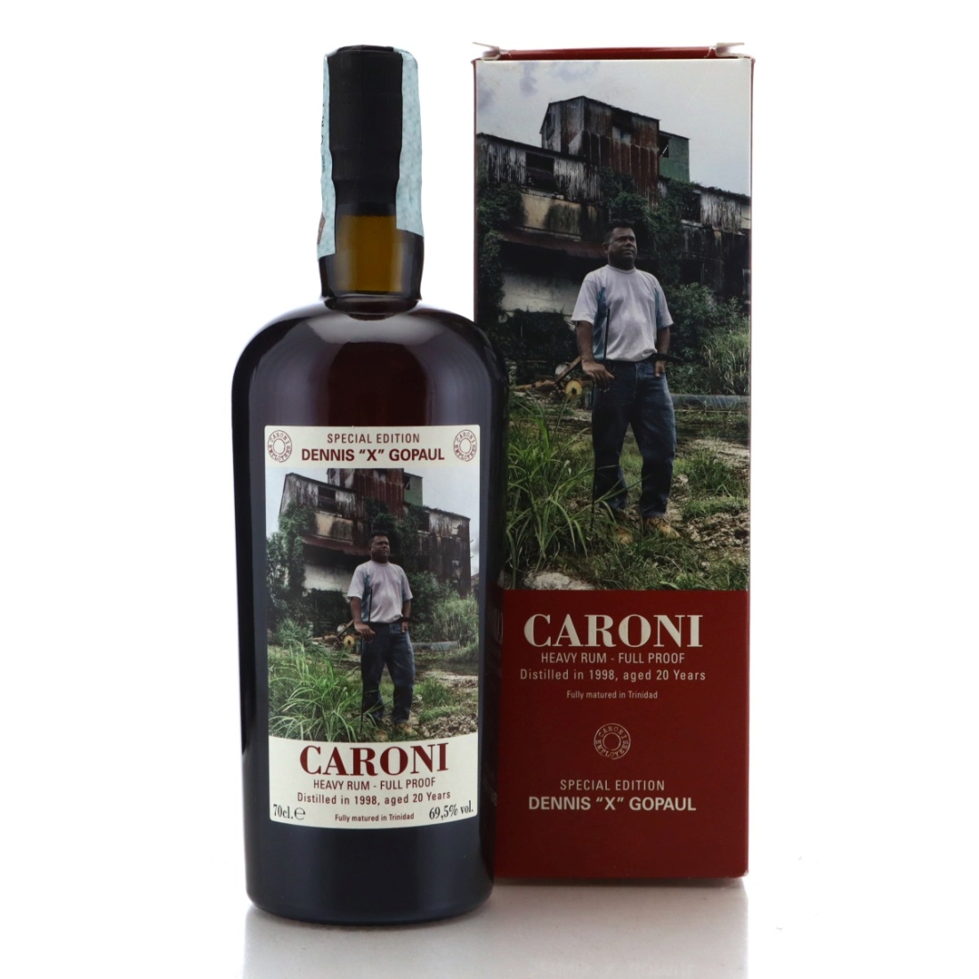 Image for Caroni 1998 Full Proof 20 Year Old Heavy - Dennis "X" Gopaul