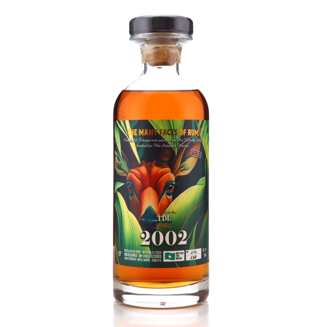 Image for Trinidad Distillers 2002 The Many Faces of Rum 21 Year Old