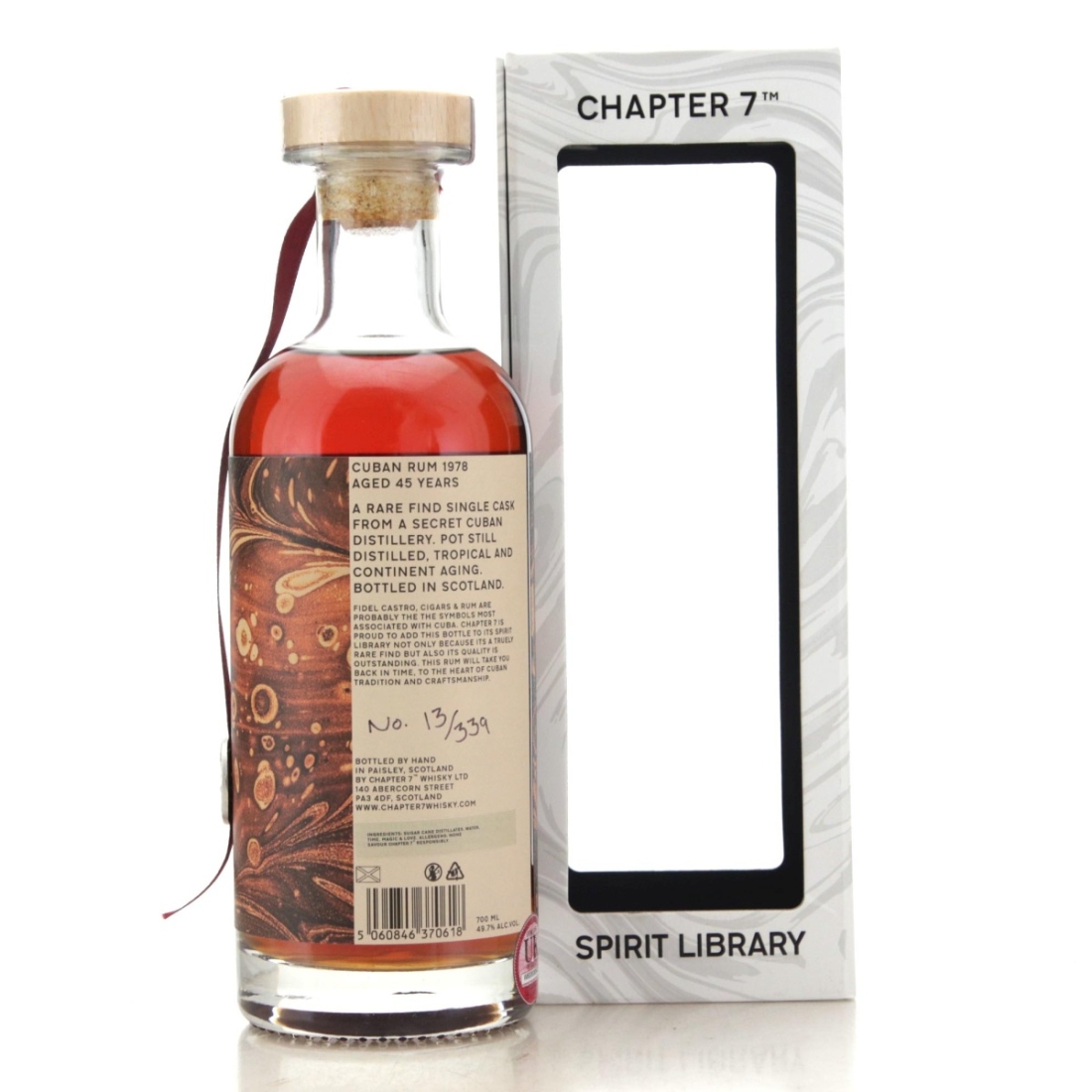 Image for Cuban Rum 1978 Spirit Library 45 Year Old - Volume I