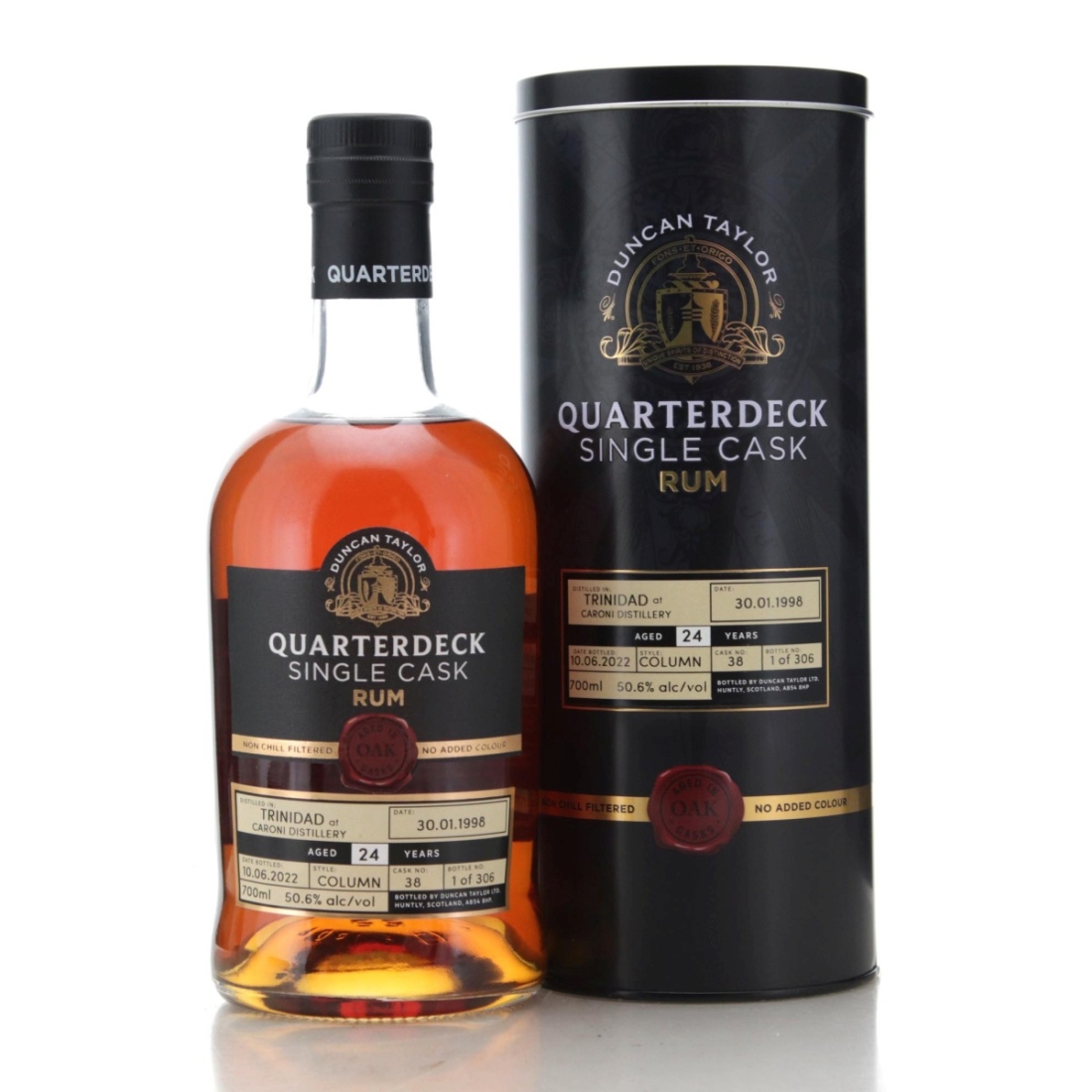 Image for Caroni 1998 Quarterdeck 24 Year Old