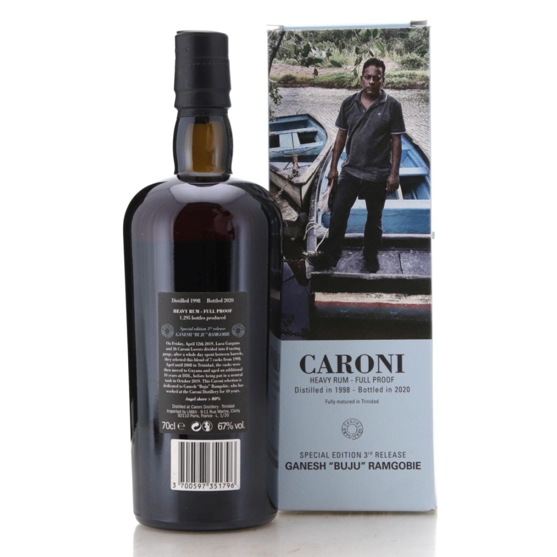 Image for Caroni 1998 Full Proof Heavy - Ganesh "Buju" Ramgobie