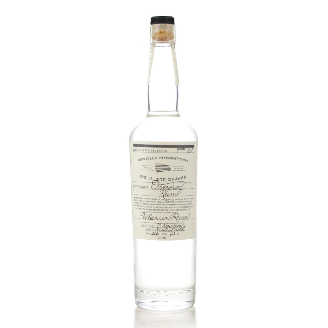 Image for Privateer Distiller's Drawer #107 Overproof 'When in Rum'
