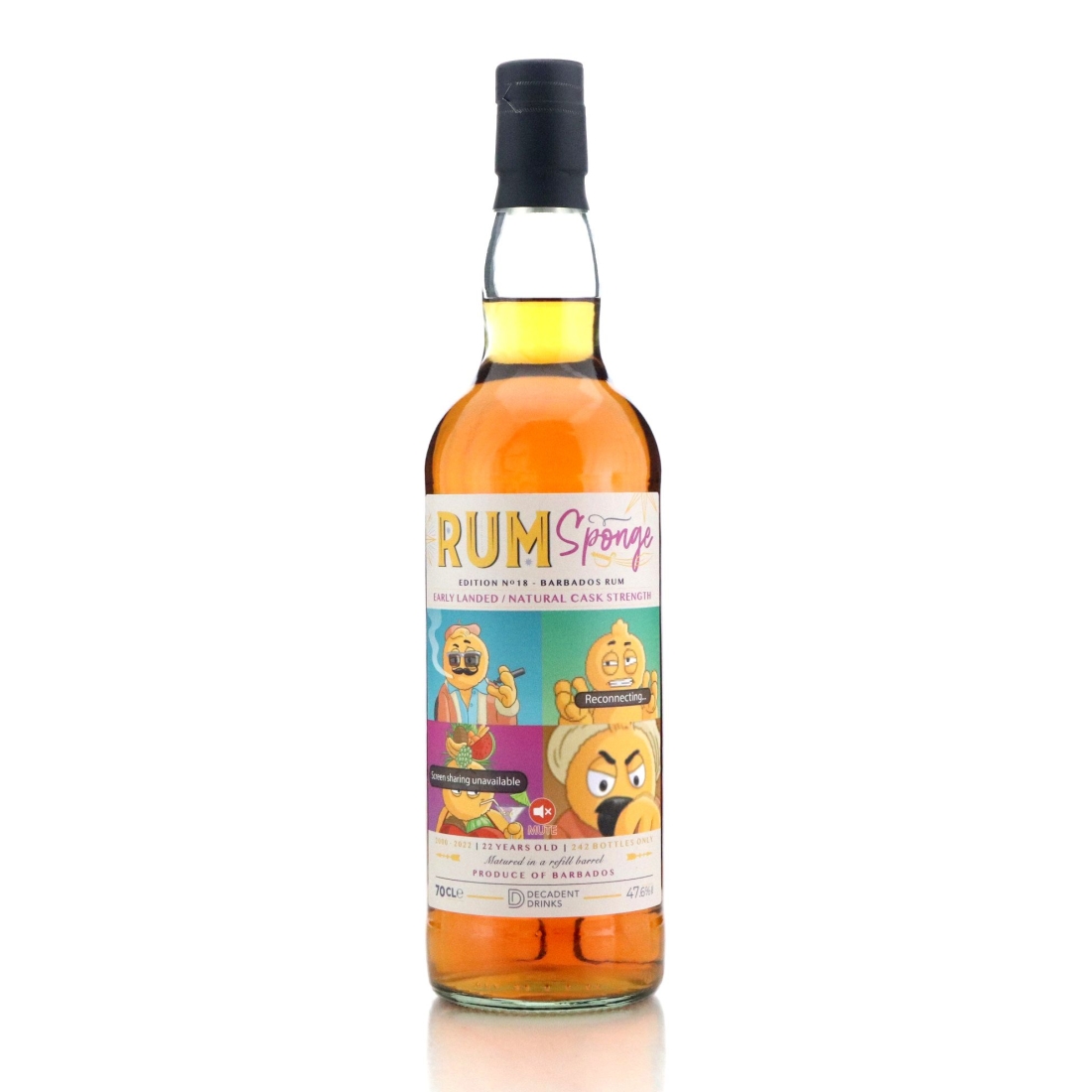 Image for Rum Sponge 2000 22 Year Old Barbados Rum Edition No.18
