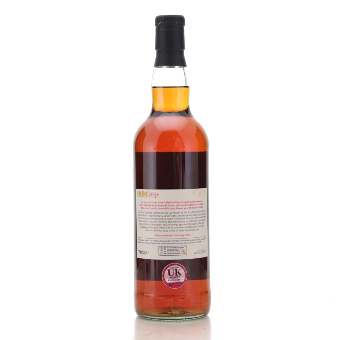 Image for Caroni 1998 Rum Sponge 22 Year Old Edition No.10