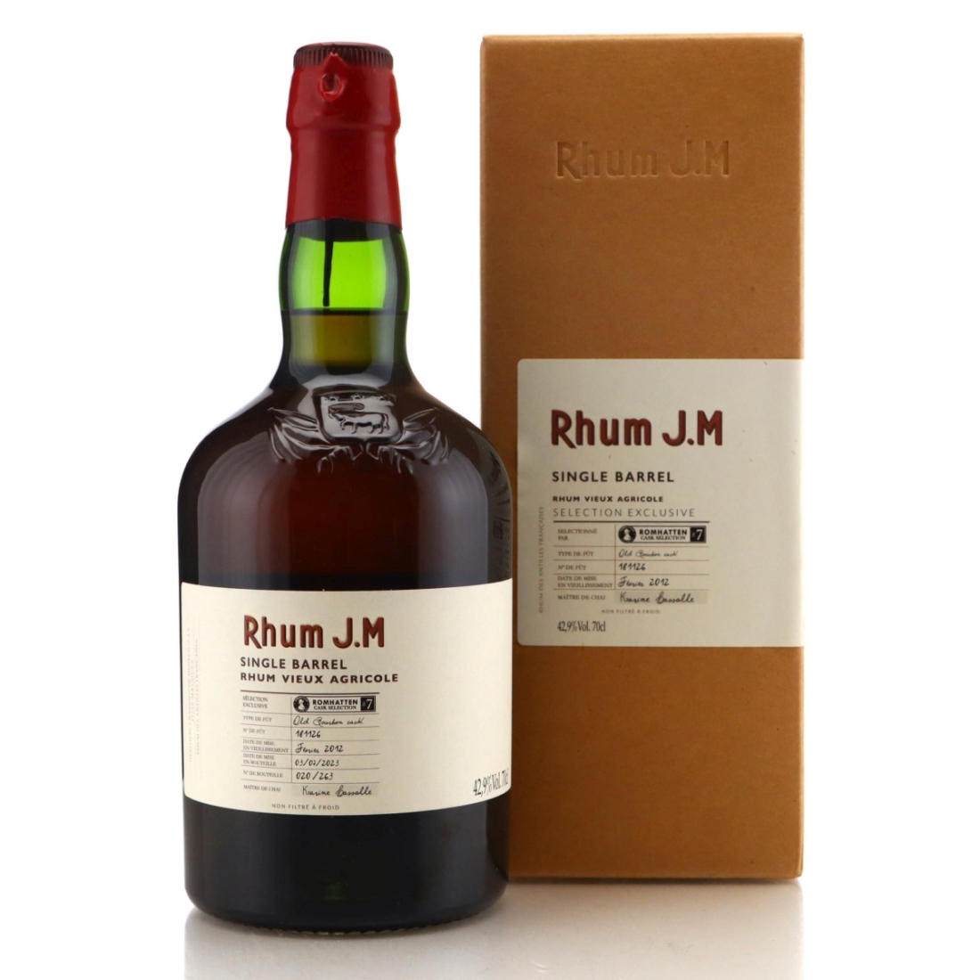 Image for Rhum J.M 2012 Rhum Vieux11 Year Old 