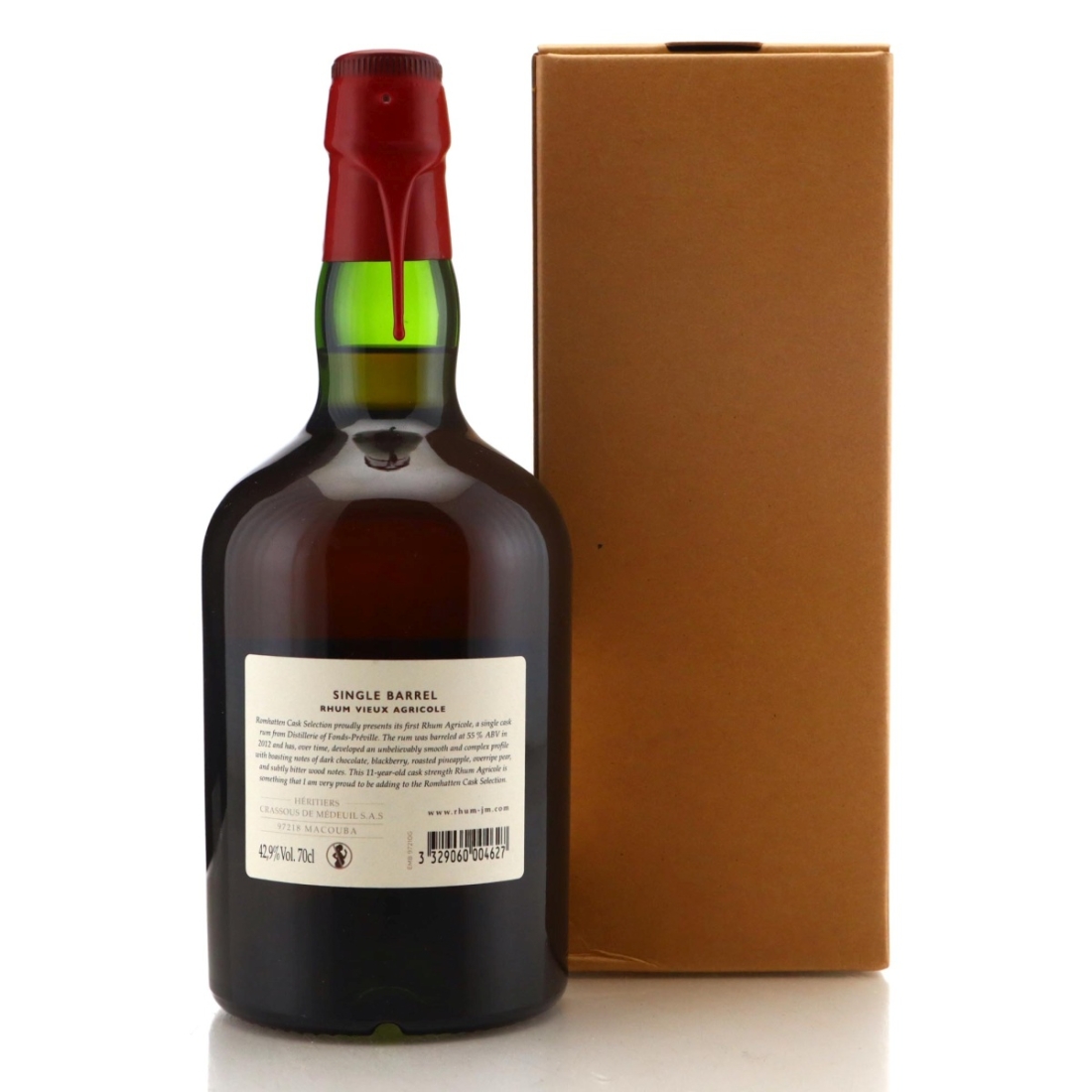 Image for Rhum J.M 2012 Rhum Vieux11 Year Old 