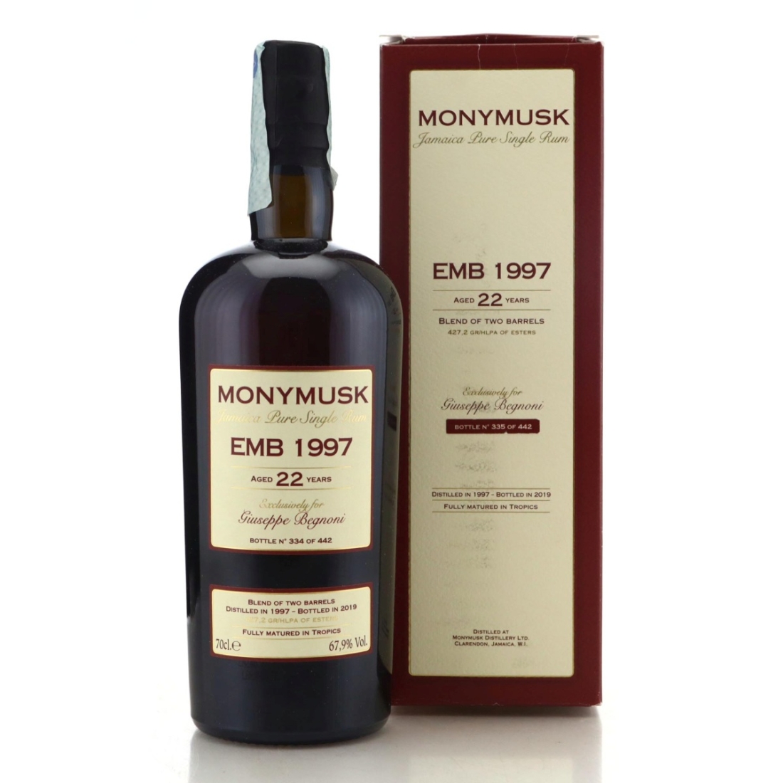 Image for Monymusk EMB 1997 Blend of Two Barrels 22 Year Old