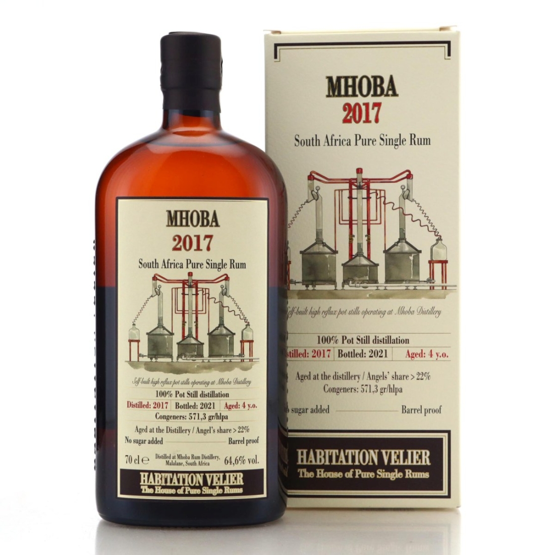 Image for Mhoba 2017 Habitation Velier 4 Year Old