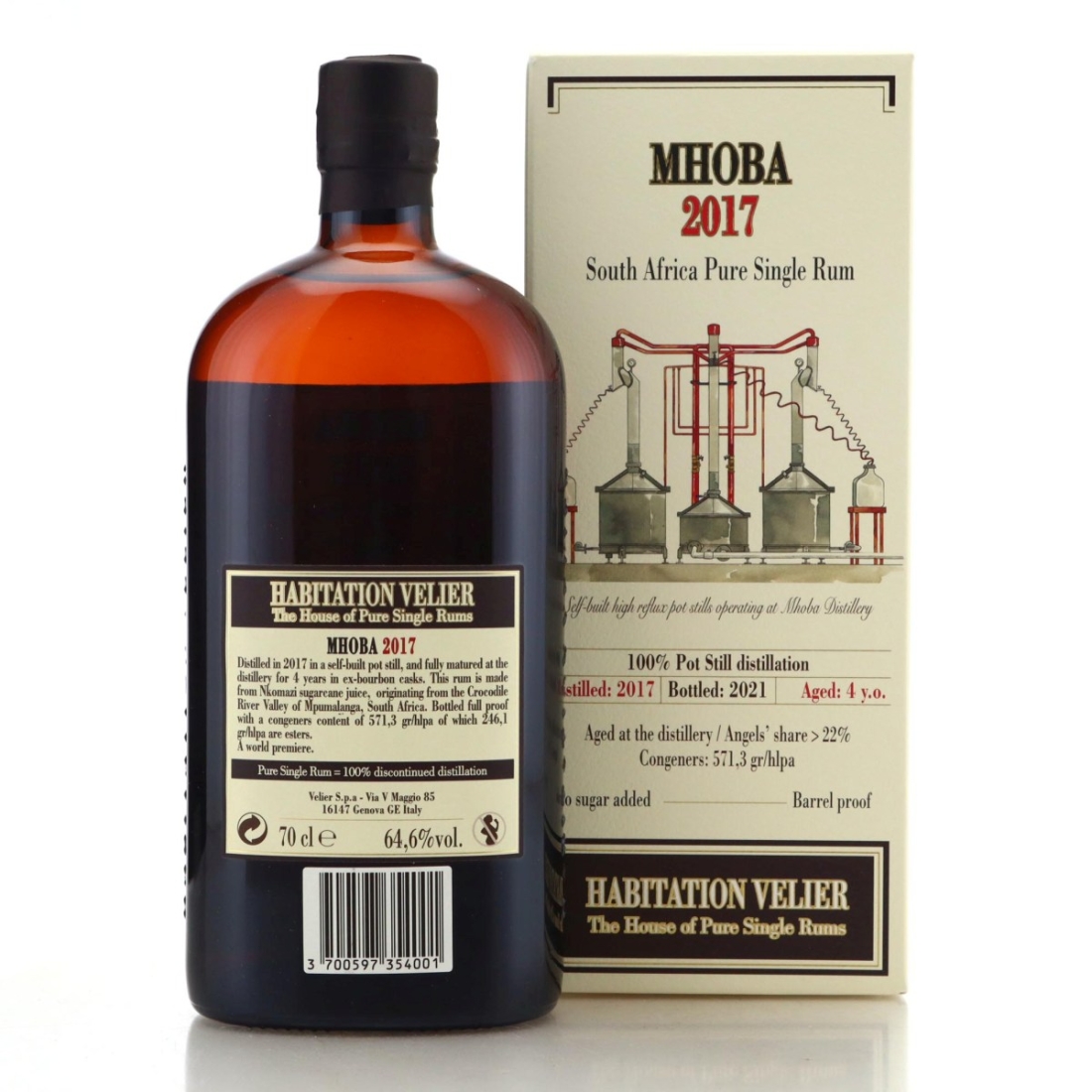 Image for Mhoba 2017 Habitation Velier 4 Year Old