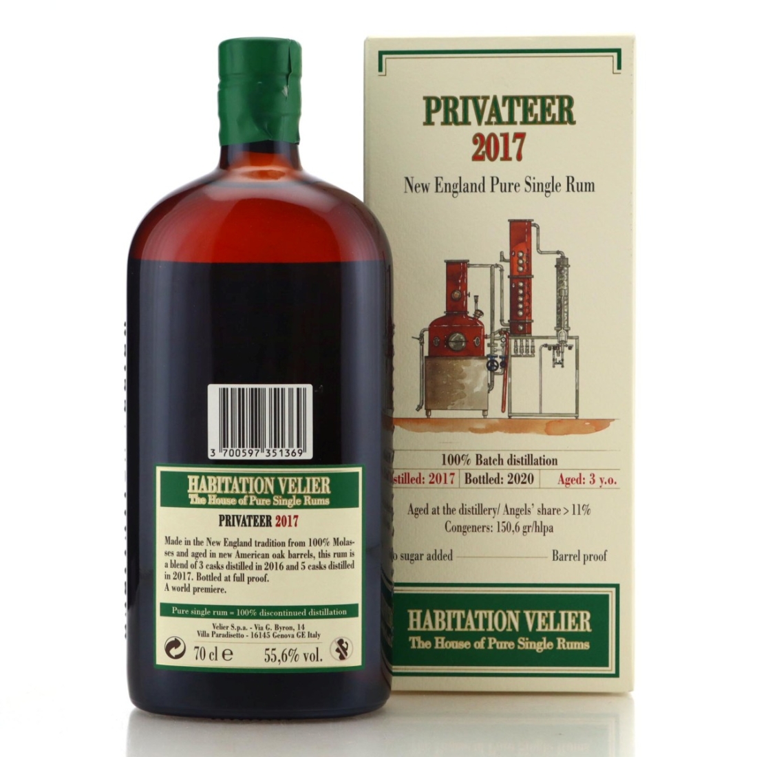 Image for Privateer 2017 Habitation Velier 3 Year Old