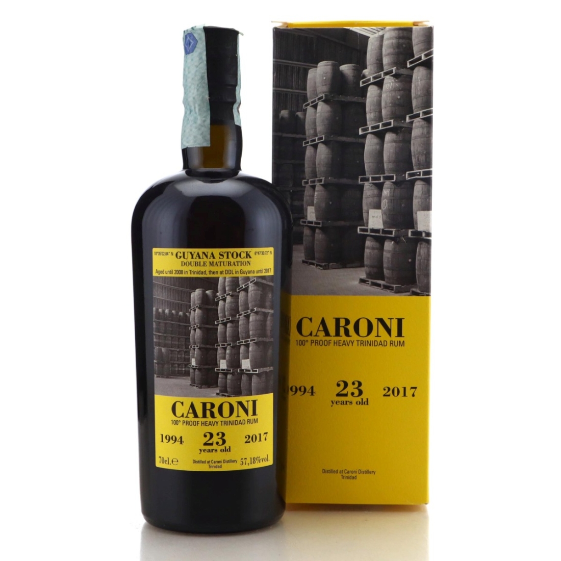 Image for Caroni 1994 100° Proof 23 Year Old Heavy - Guyana Stock