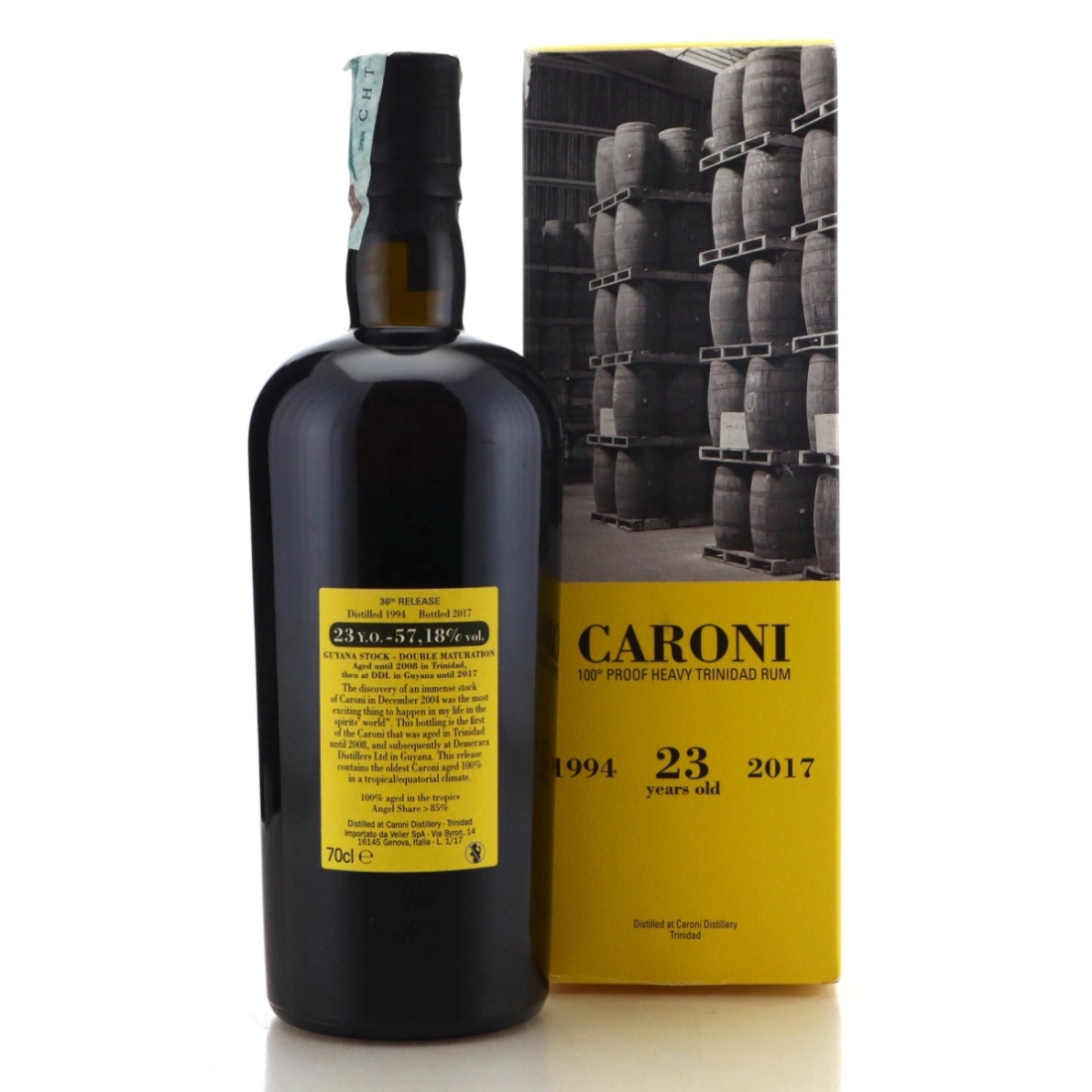 Image for Caroni 1994 100° Proof 23 Year Old Heavy - Guyana Stock