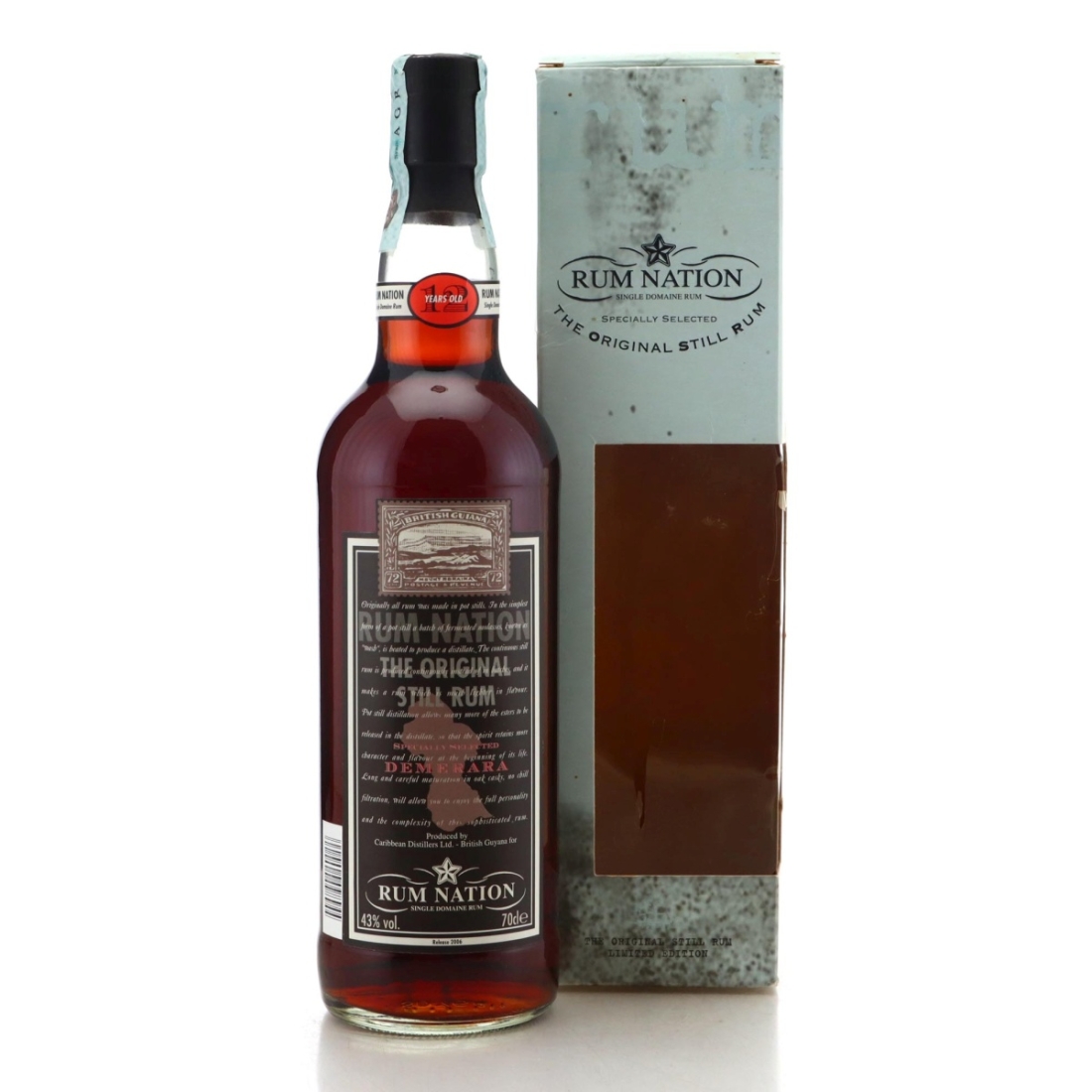 Image for British Guyana Rum 12 Year Old Rum Nation