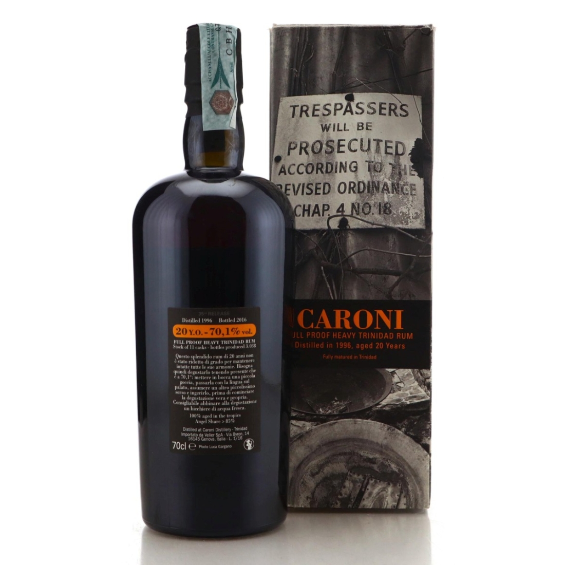 Image for Caroni 1996 Full Proof 20 Year Old Heavy