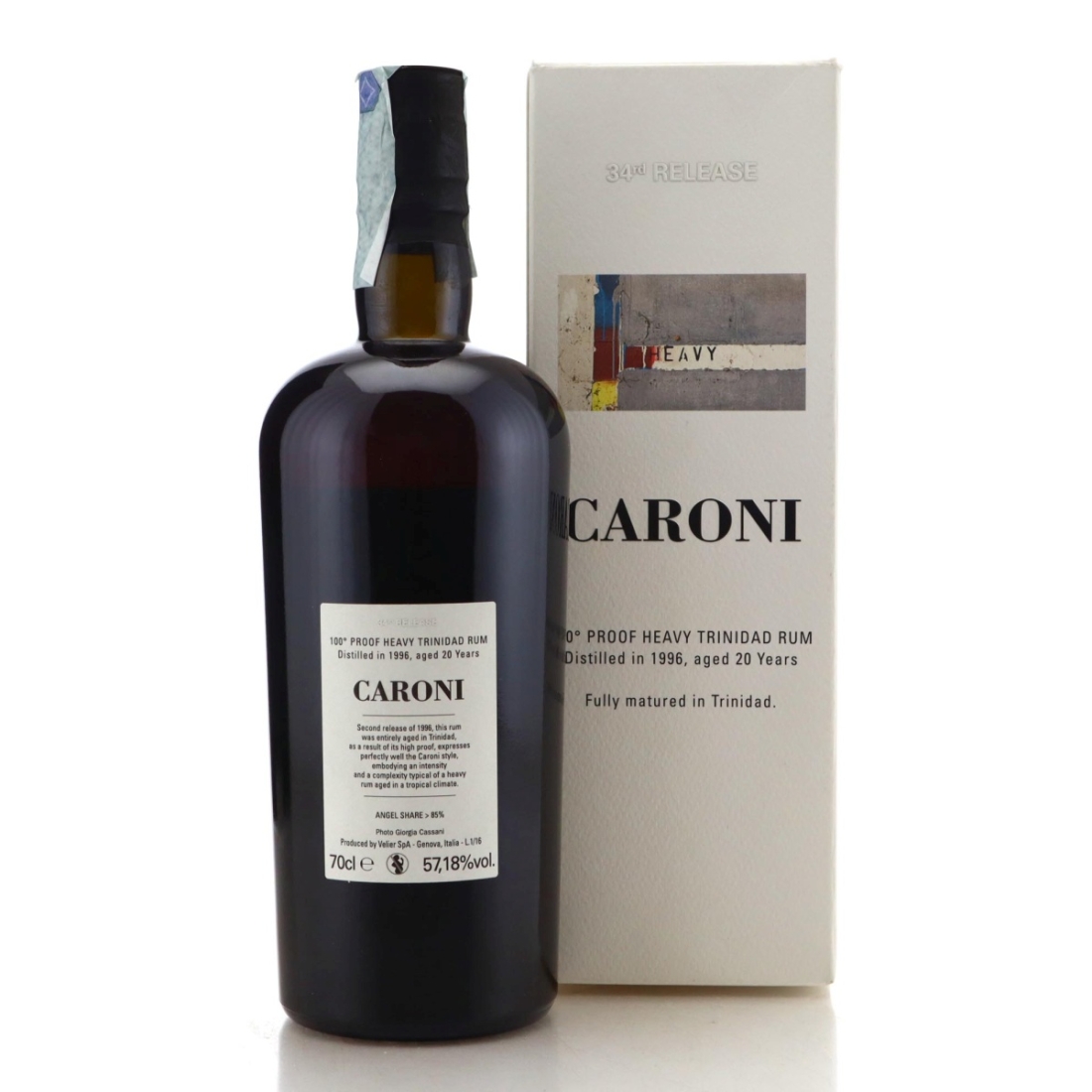 Image for Caroni 1996 100° Proof 20 Year Old Heavy