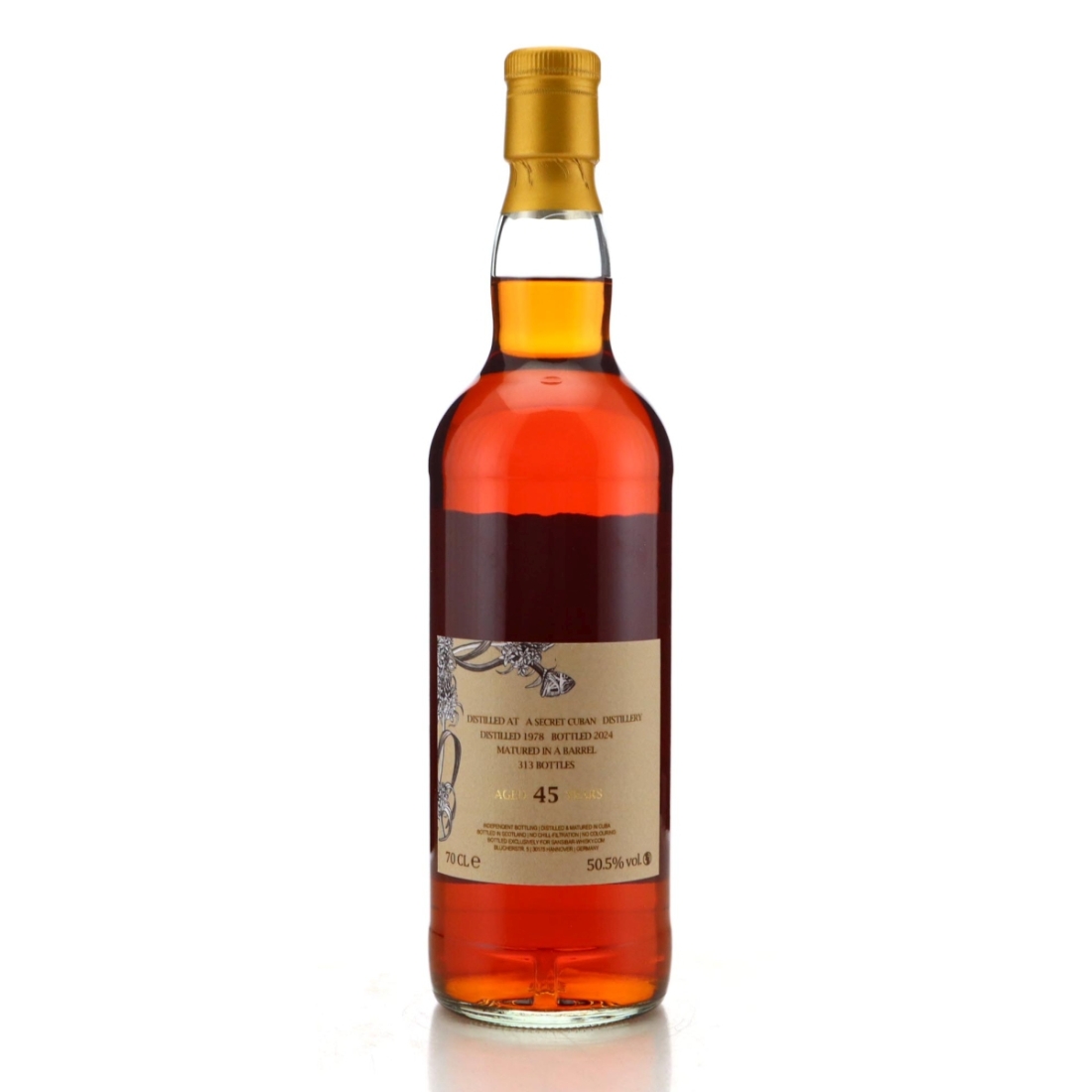 Image for Secret Cuban Distillery 1978 45 Year Old