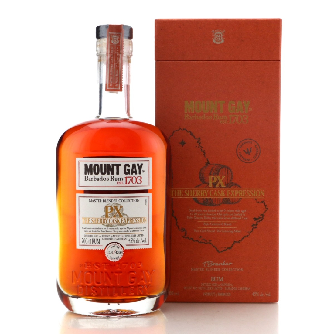 Image for Mount Gay PX The Sherry Cask Expression 20 Year Old