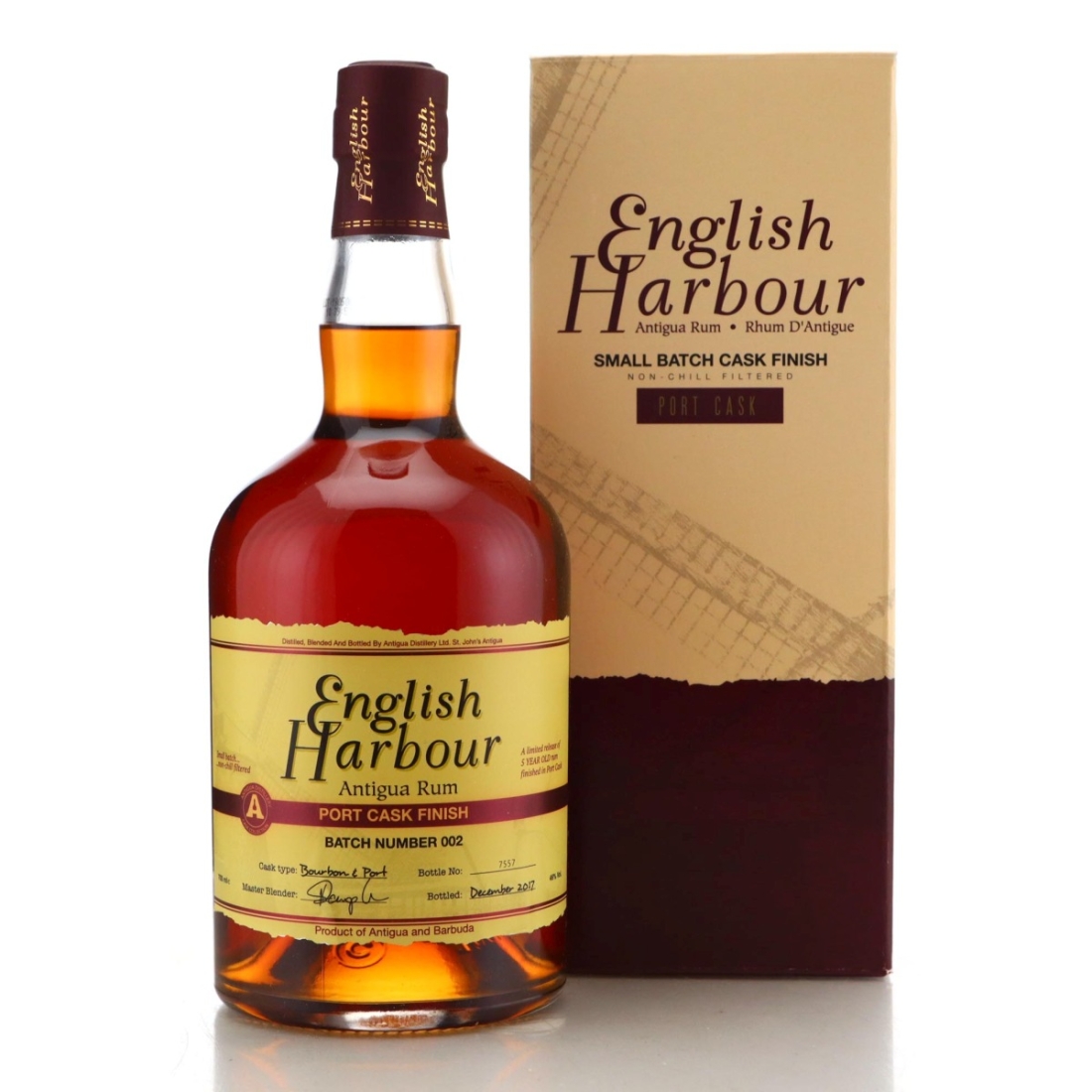 Image for English Harbour Port Cask Finish Batch Number 002