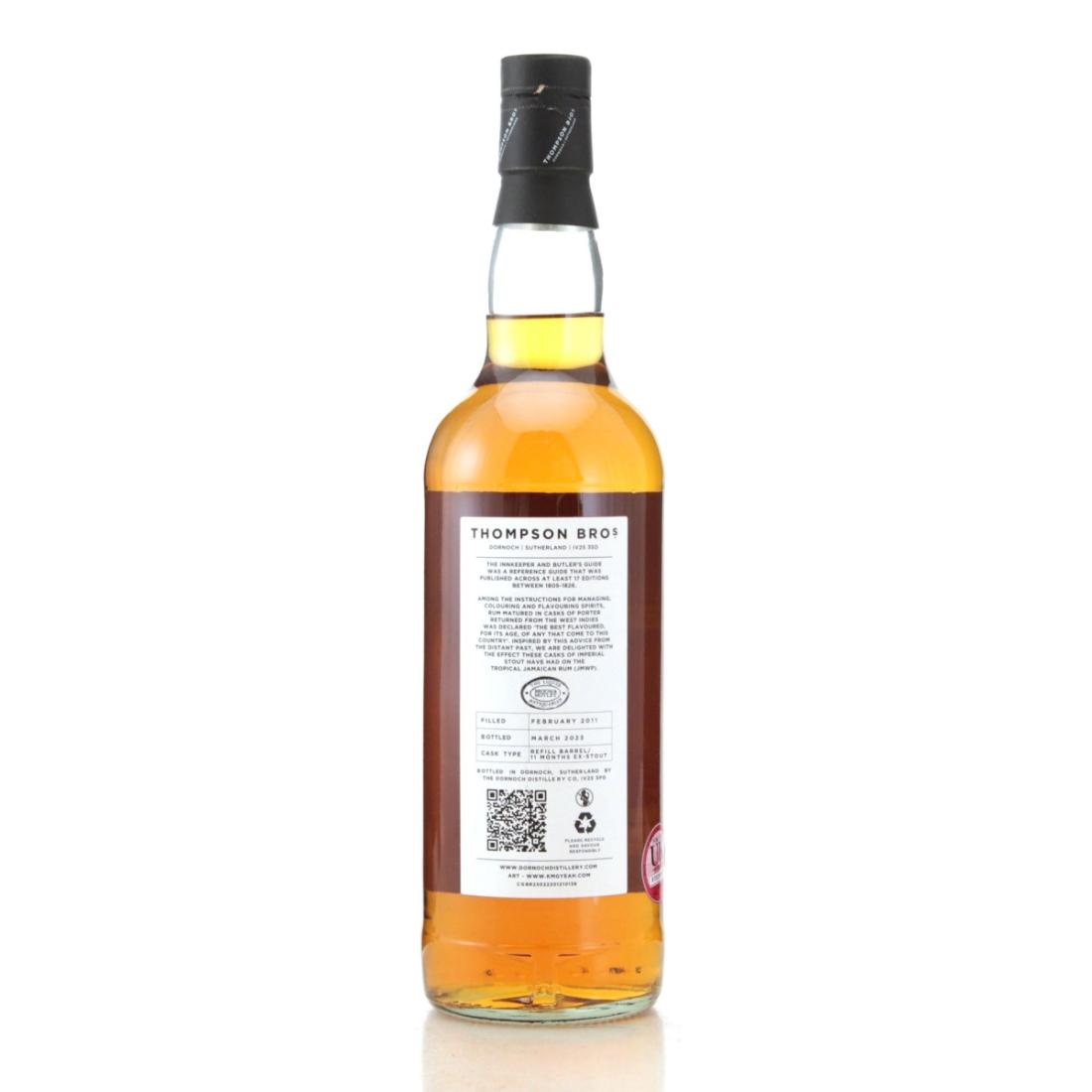 Image for Worthy Park JMWP 2011 Thompson Bros 12 Year Old Stout Cask Finish