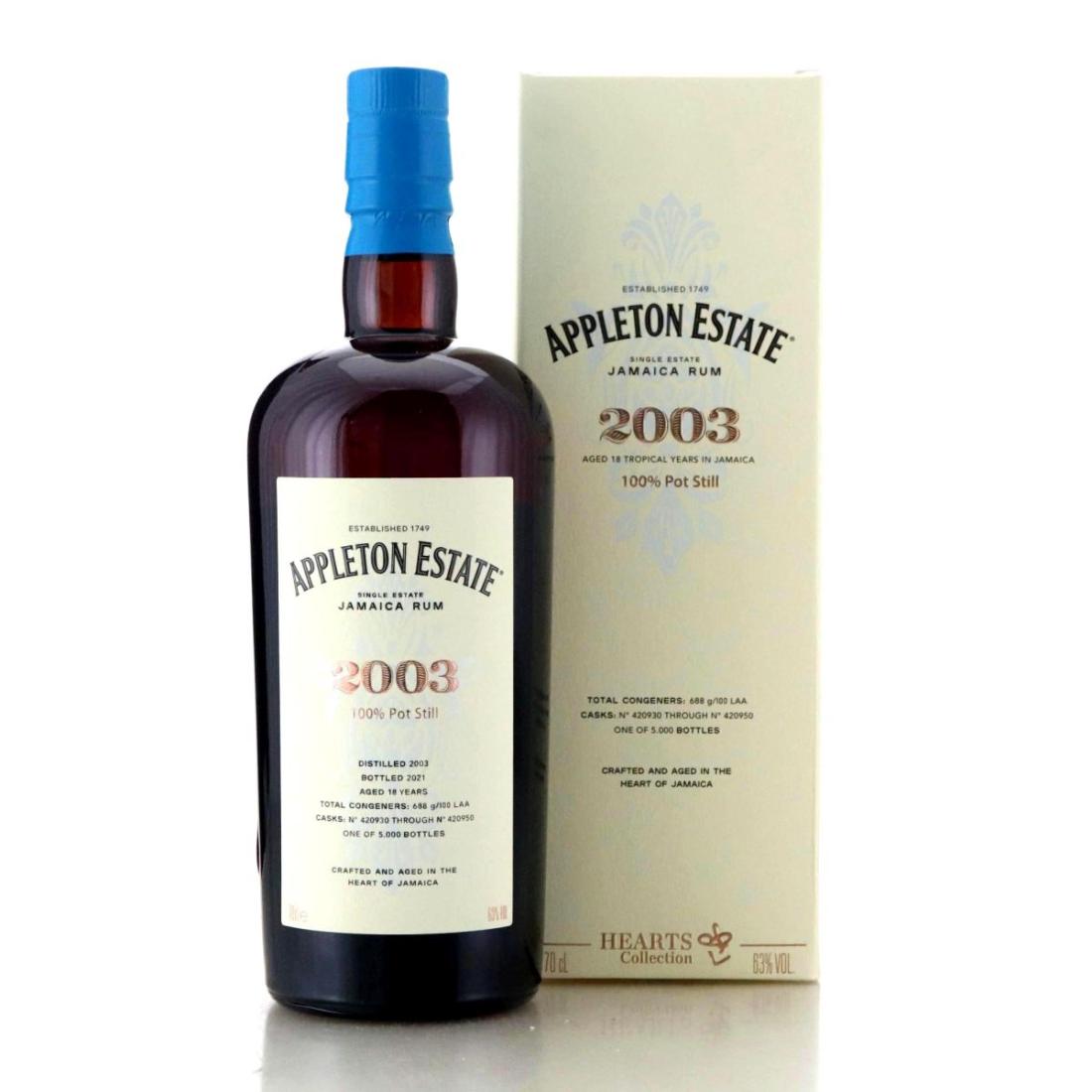 Image for Appleton Estate 2003 Hearts Collection 18 Year Old