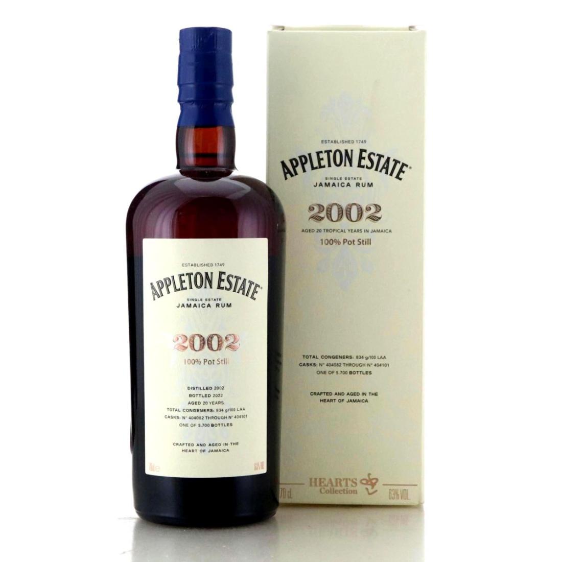 Image for Appleton Estate 2002 Hearts Collection 20 Year Old