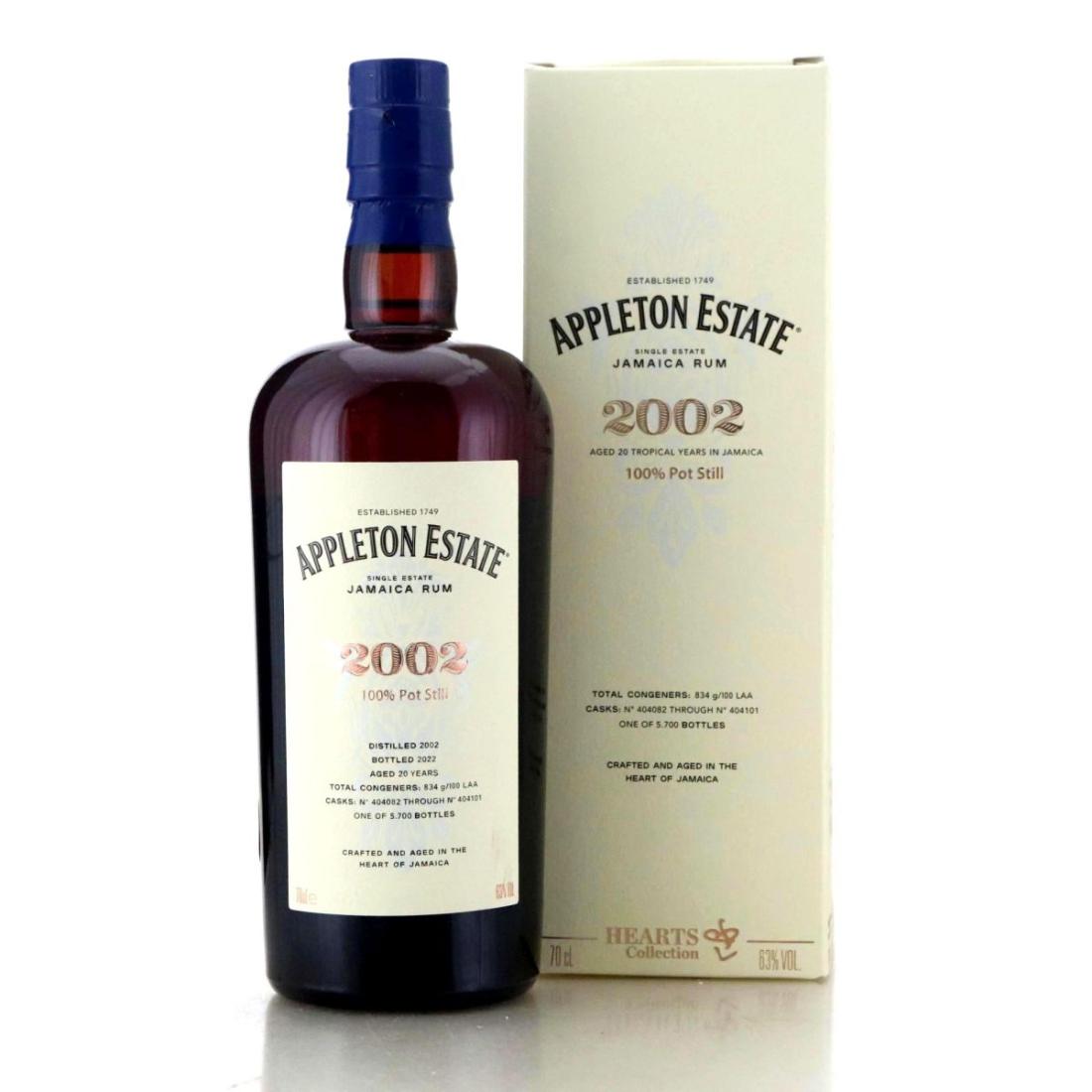 Image for Appleton Estate 2002 Hearts Collection 20 Year Old