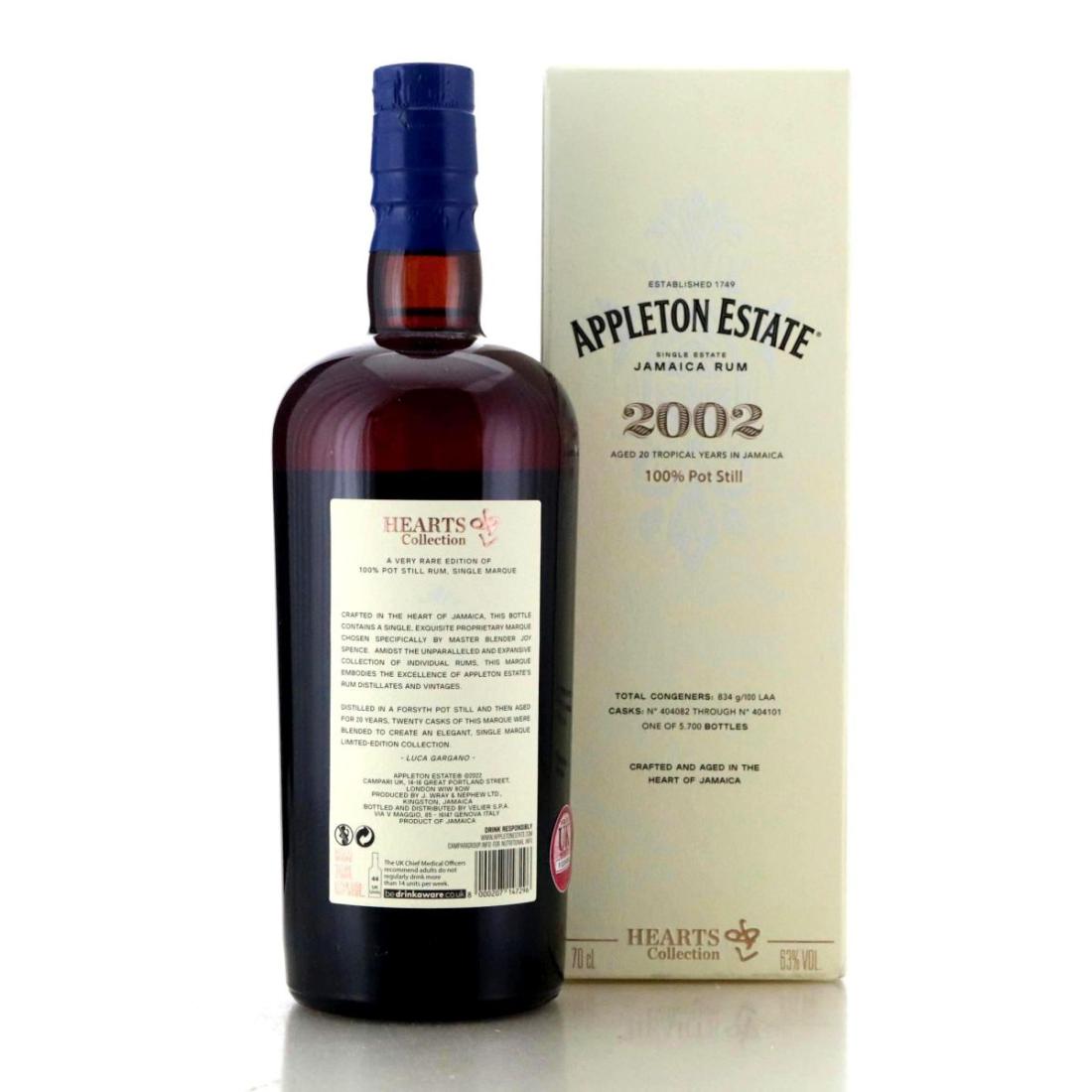 Image for Appleton Estate 2002 Hearts Collection 20 Year Old