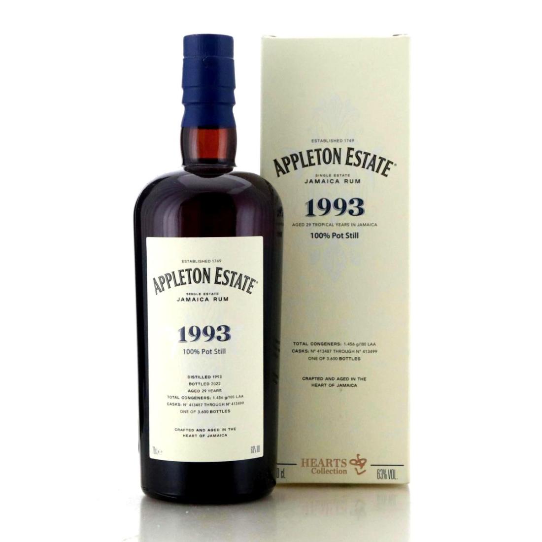 Image for Appleton Estate 1993 Hearts Collection 29 Year Old