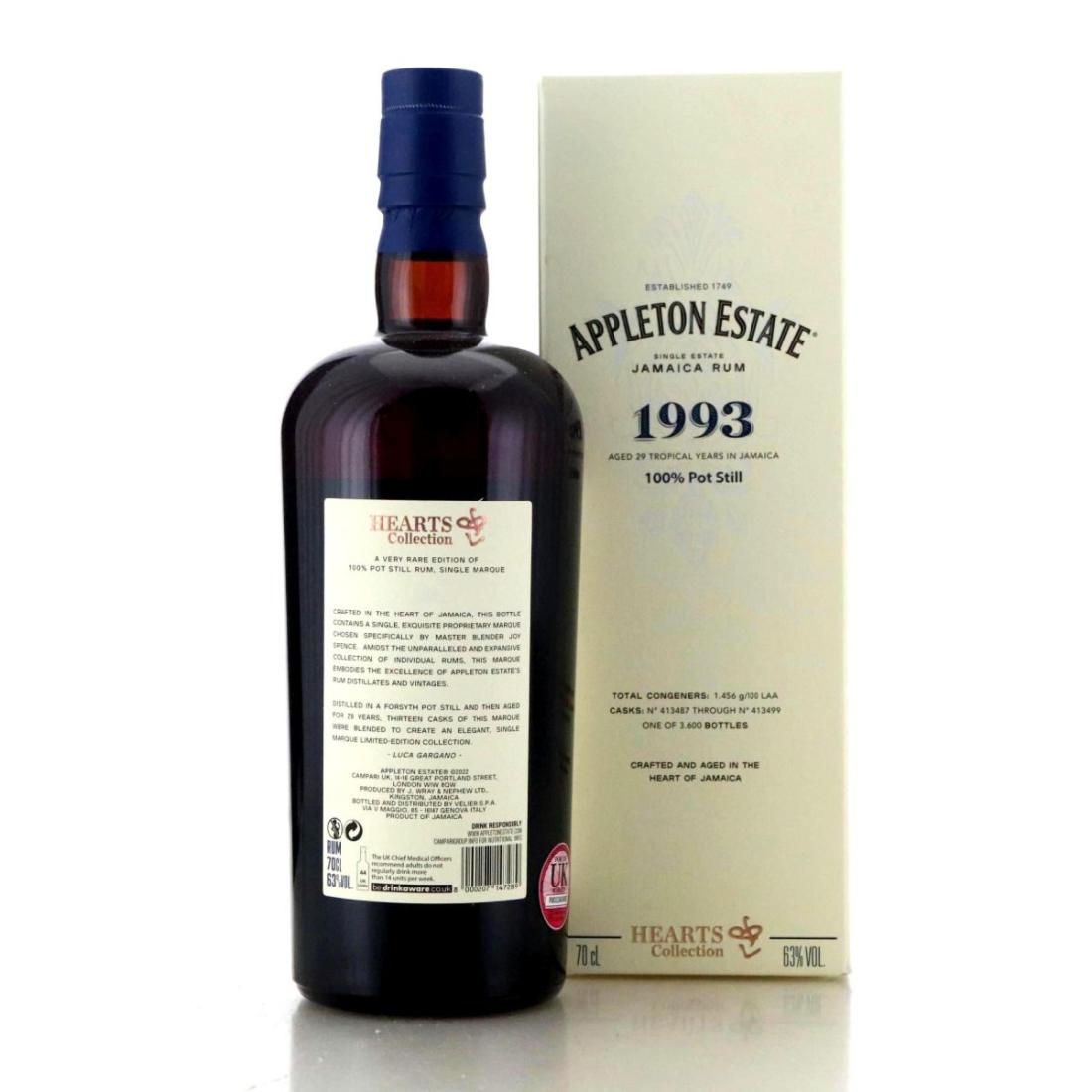 Image for Appleton Estate 1993 Hearts Collection 29 Year Old