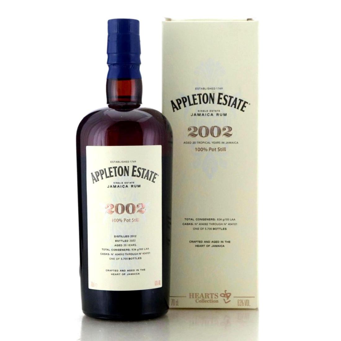 Image for Appleton Estate 2002 Hearts Collection 20 Year Old
