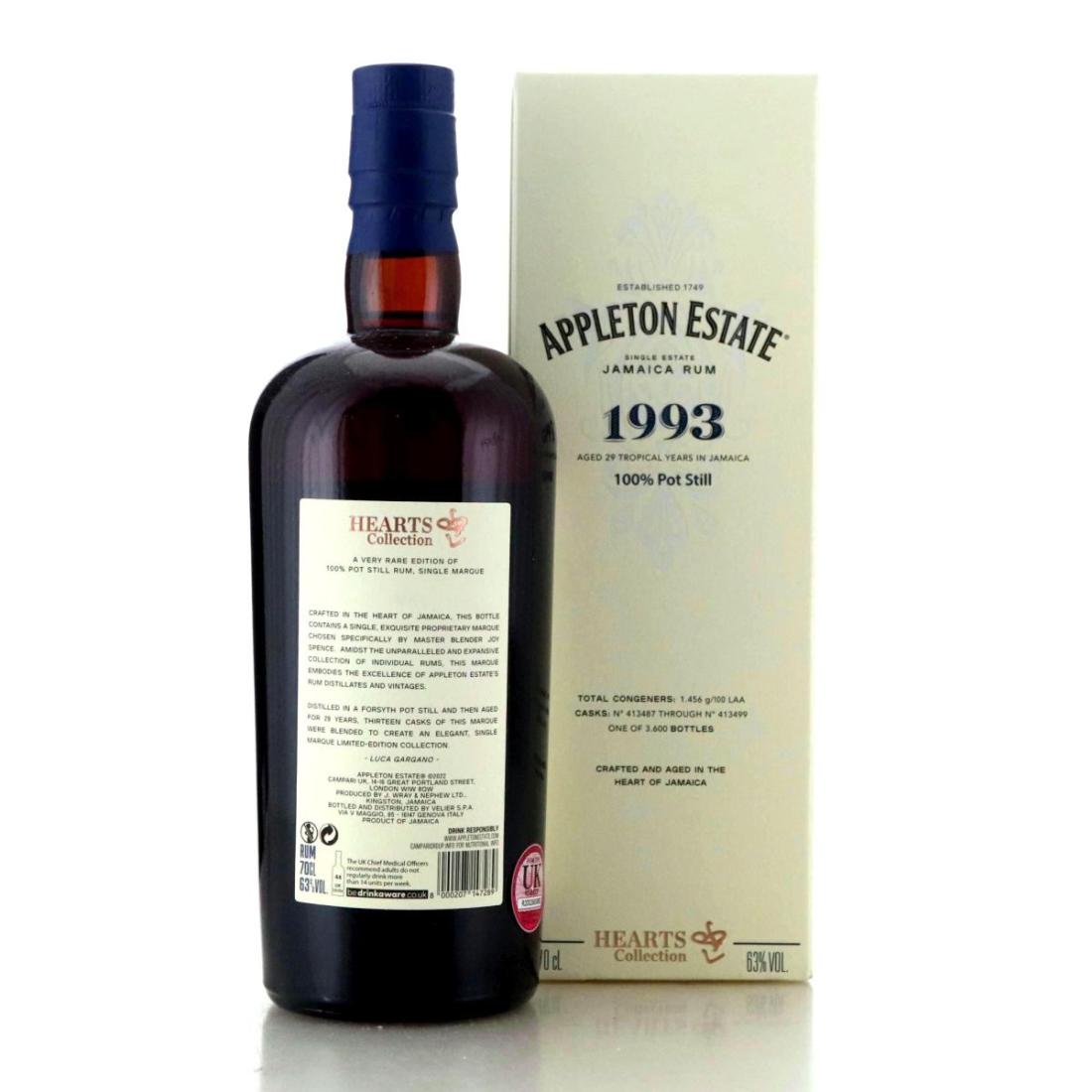 Image for Appleton Estate 1993 Hearts Collection 29 Year Old