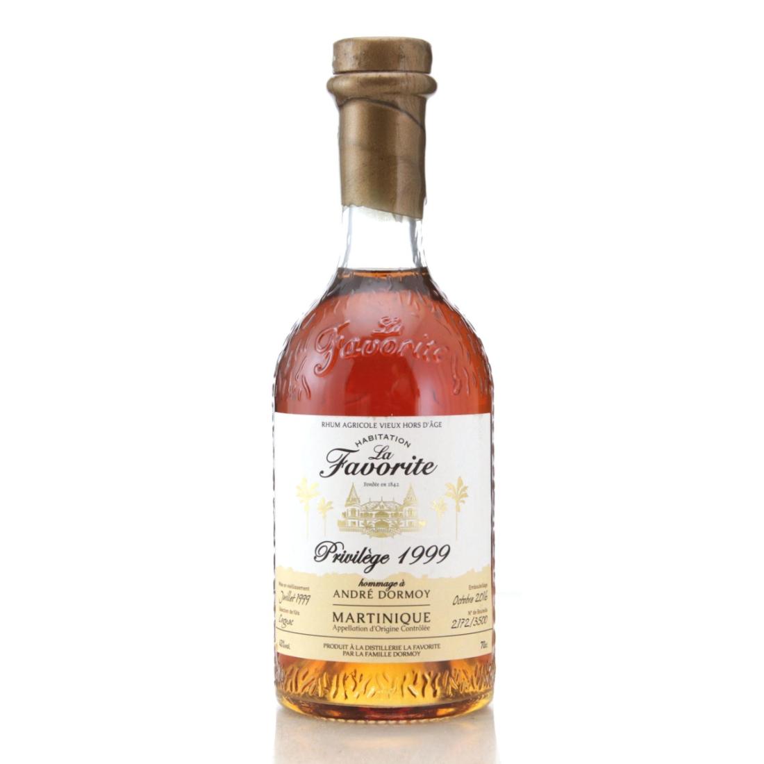 Image for La Favorite 1999 Privilège hommage à André Dormoy Rhum Vieux