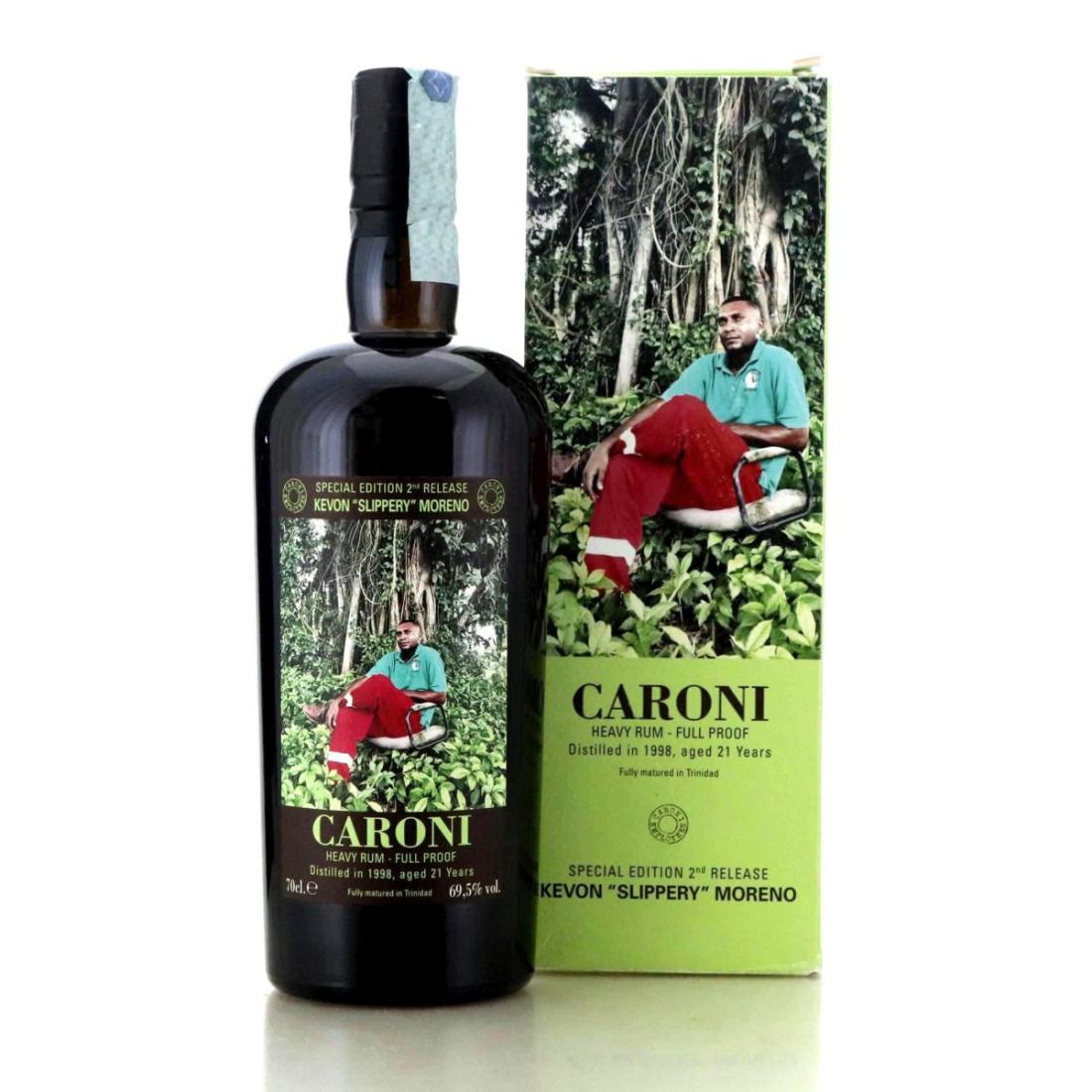 Image for Caroni 1998 Full Proof 21 Year Old Heavy - Kevon "Slippery" Moreno