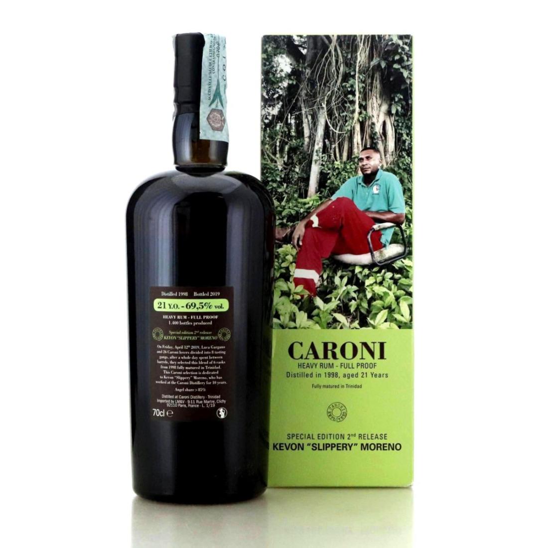Image for Caroni 1998 Full Proof 21 Year Old Heavy - Kevon "Slippery" Moreno