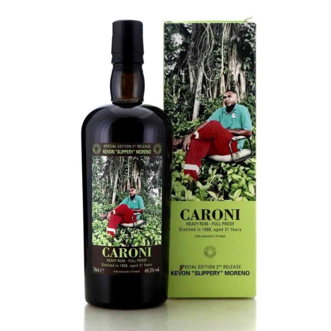 Image for Caroni 1998 Full Proof 21 Year Old Heavy - Kevon "Slippery" Moreno
