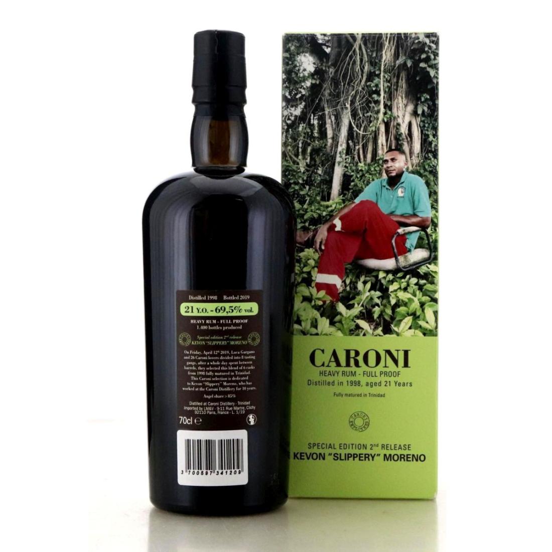 Image for Caroni 1998 Full Proof 21 Year Old Heavy - Kevon "Slippery" Moreno