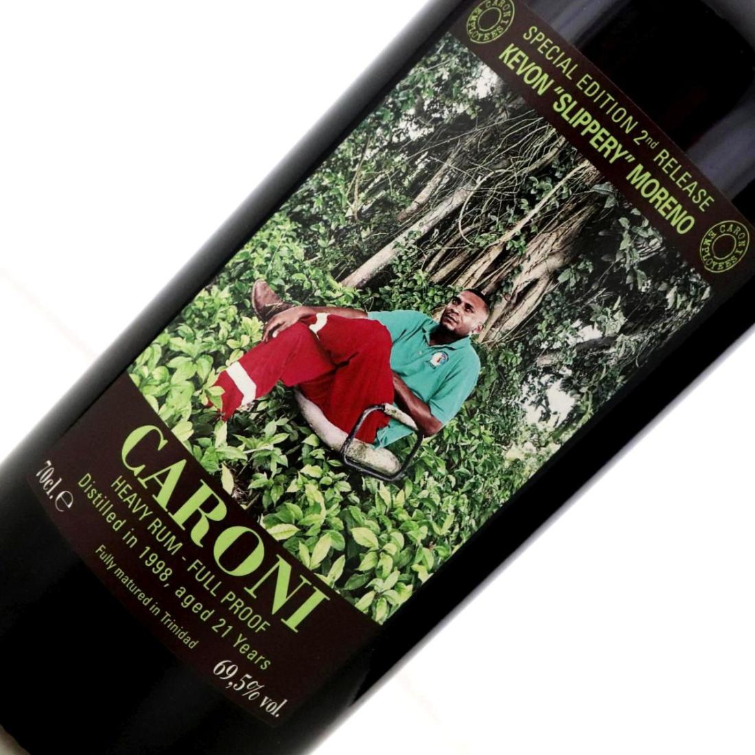 Image for Caroni 1998 Full Proof 21 Year Old Heavy - Kevon "Slippery" Moreno