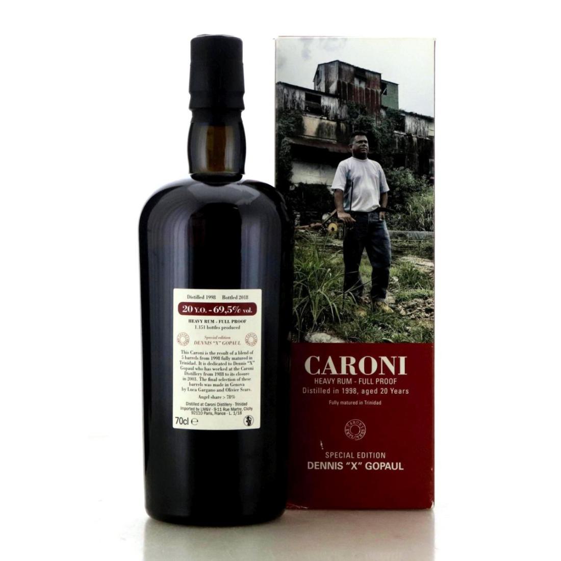 Image for Caroni 1998 Full Proof 20 Year Old Heavy - Dennis "X" Gopaul