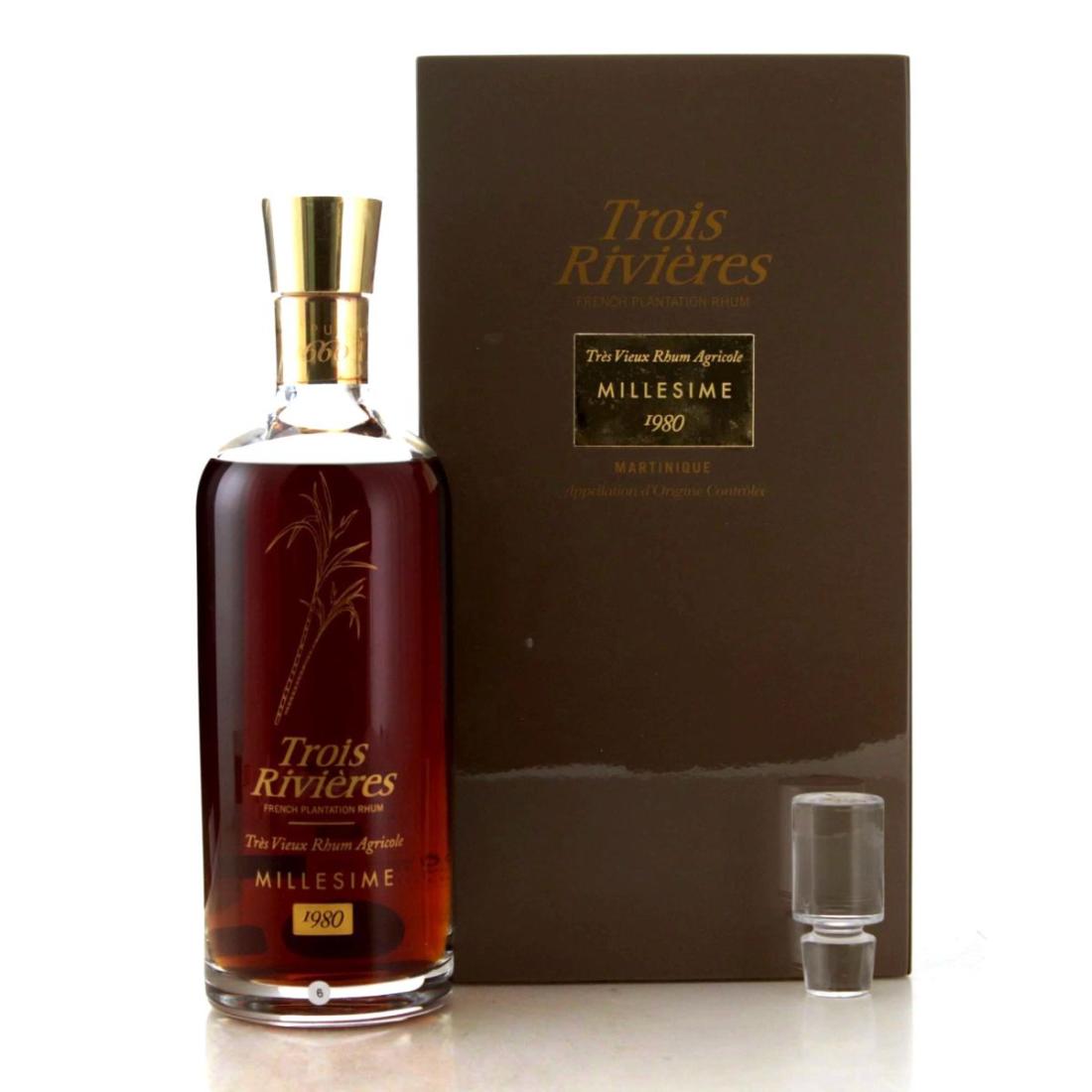 Image for Trois Rivières 1980 Millesime Très Rhum Vieux - Baccarat Decanter