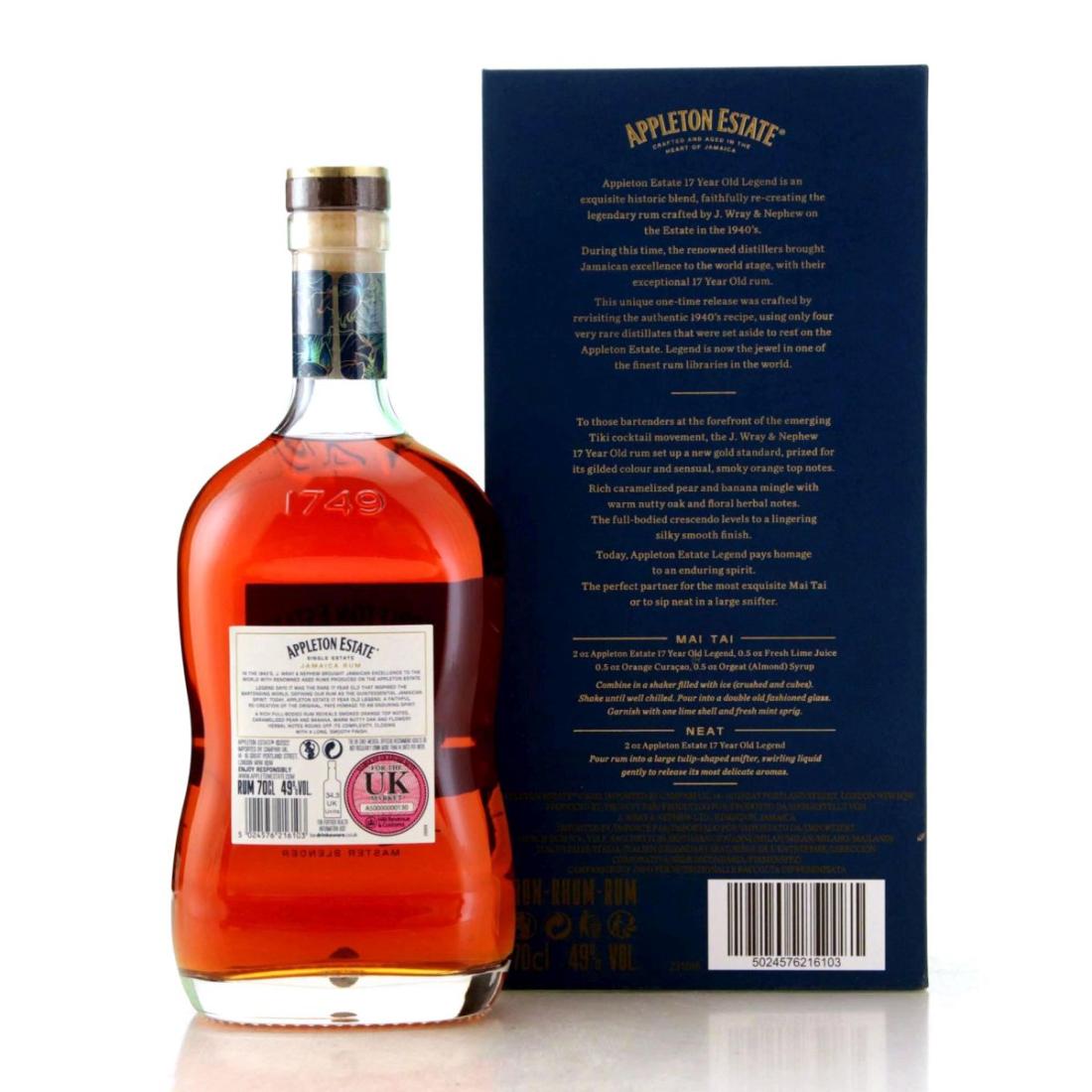 Image for Appleton Estate 2005 Legend 17 Year Old