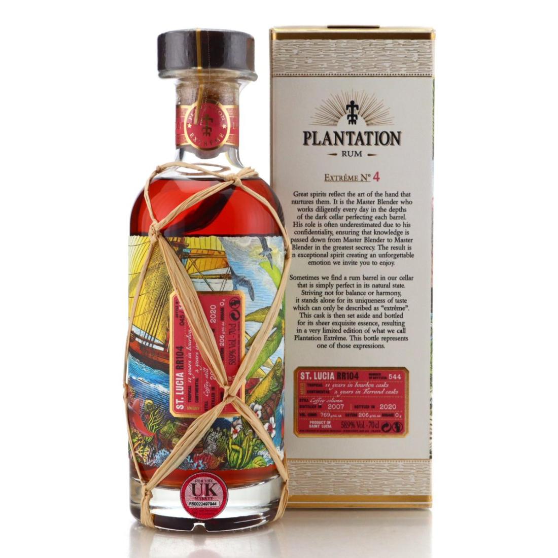 Image for St. Lucia 2007 Plantation 13 Year Old Extrême No.4